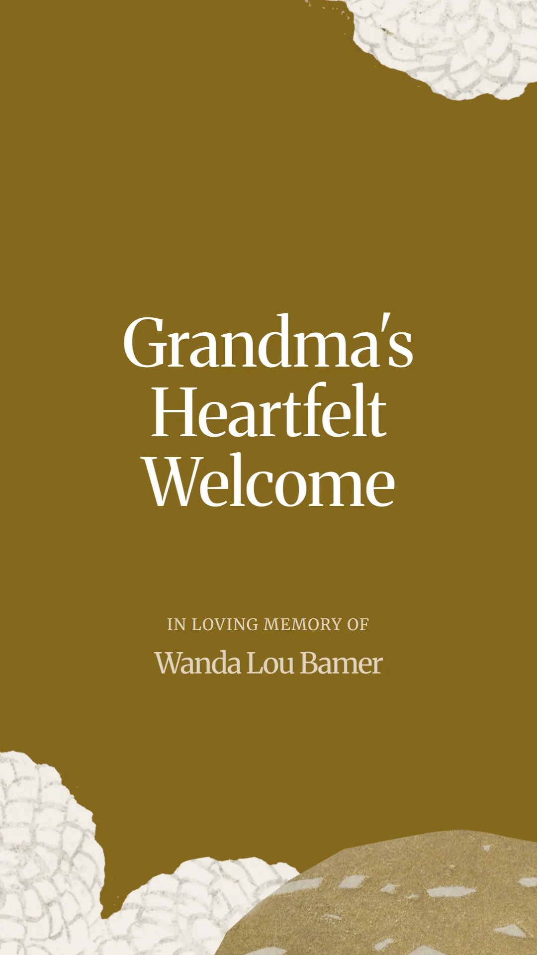 Grandma's Heartfelt Welcome