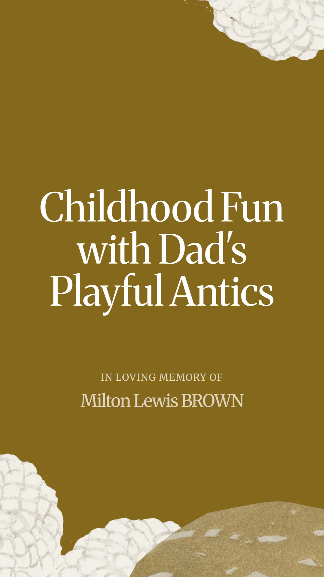 Childhood Fun with Dad's Playful Antics