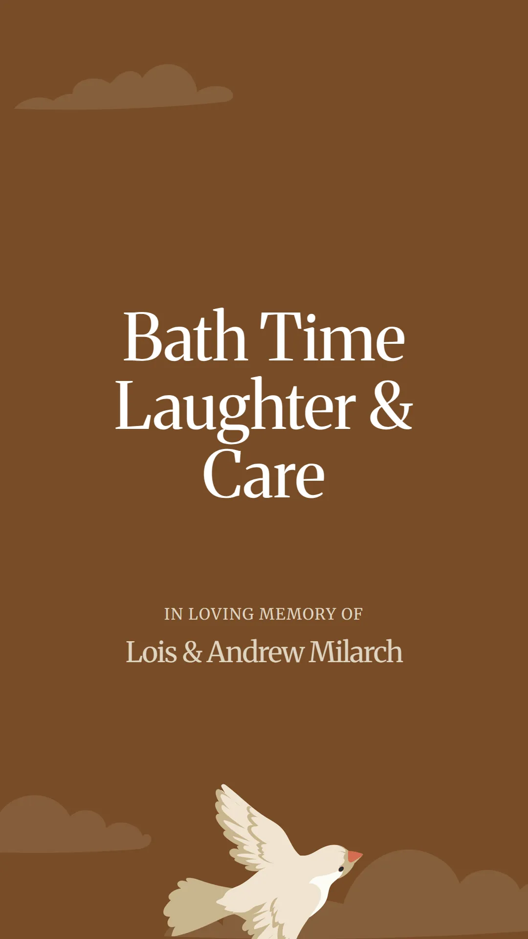 Bath Time Laughter and Care