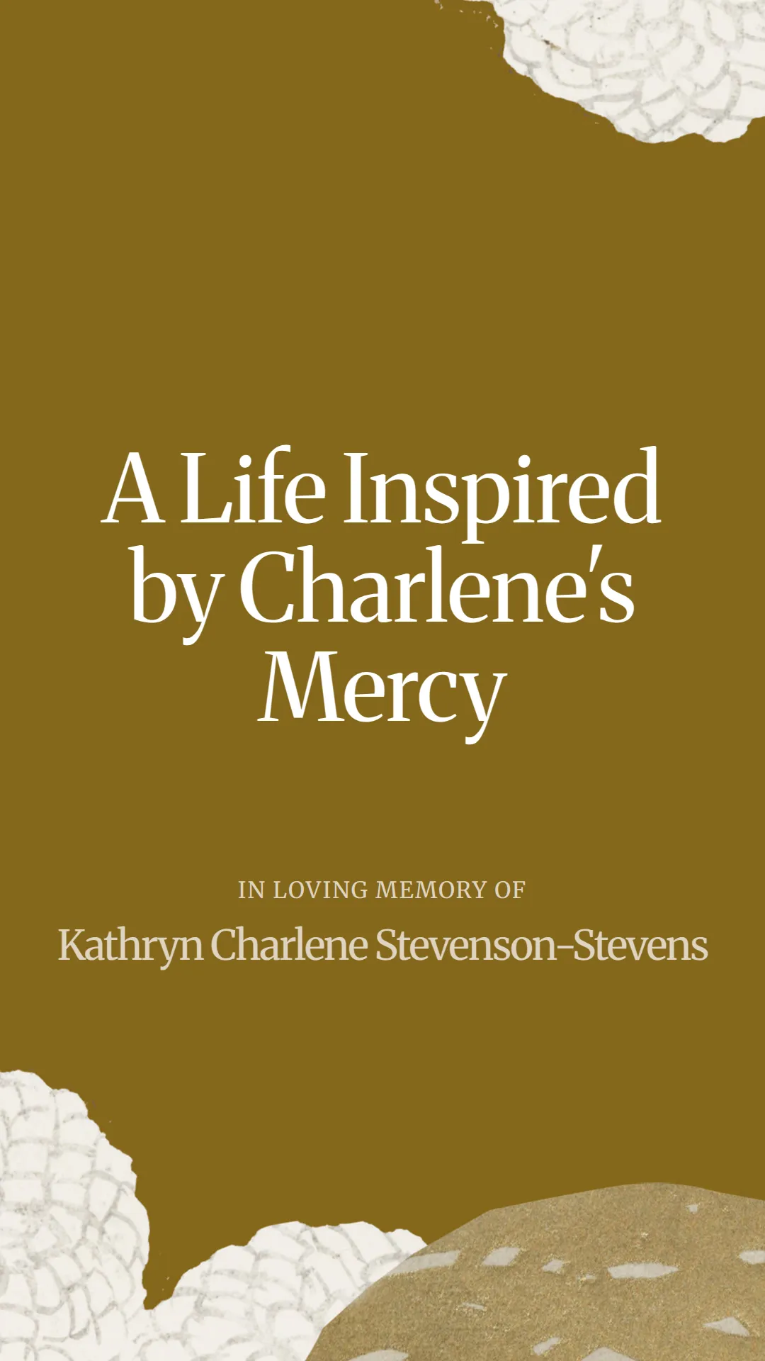 A Life Inspired by Charlene's Mercy