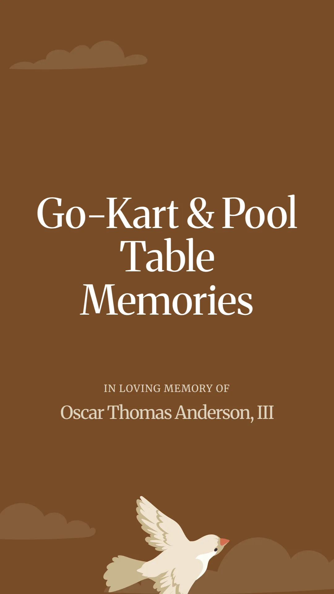 Go-Kart and Pool Table Memories