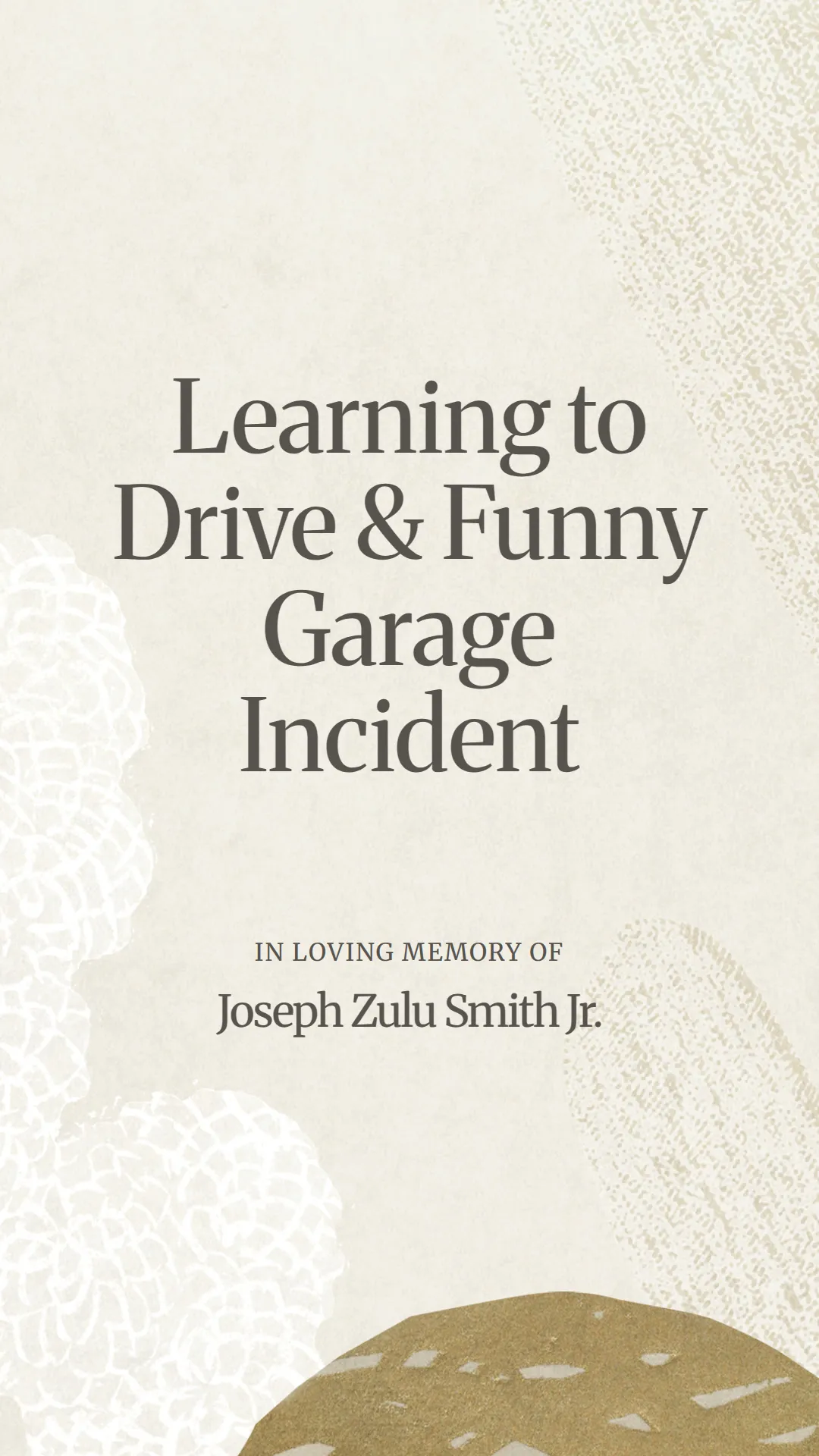 Learning to Drive and Funny Garage Incident