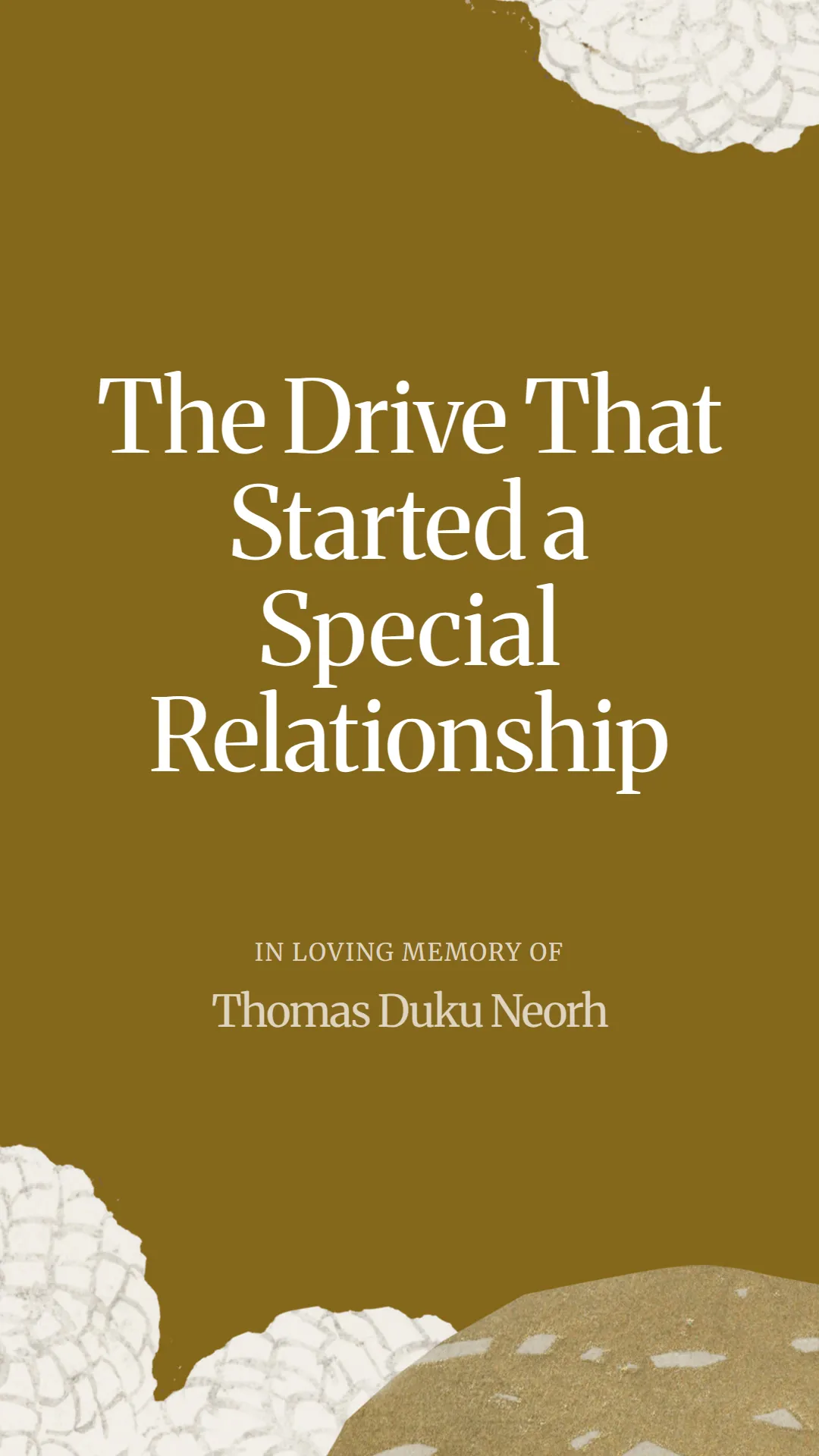 The Drive That Started a Special Relationship