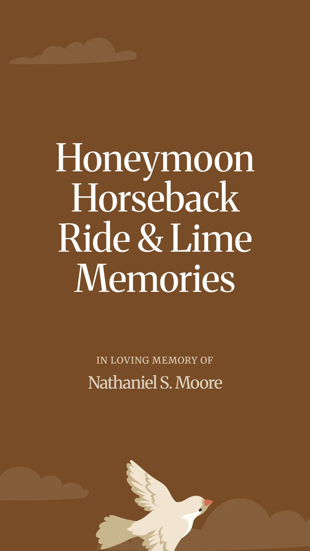 Honeymoon Horseback Ride and Lime Memories