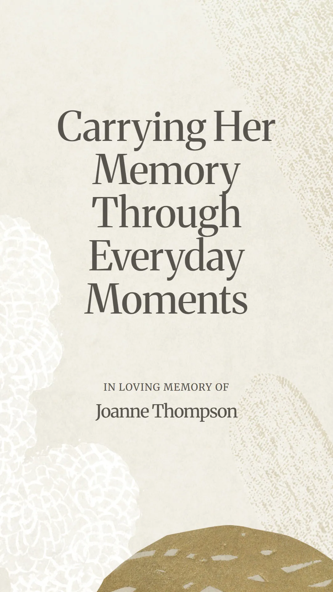 Carrying Her Memory Through Everyday Moments
