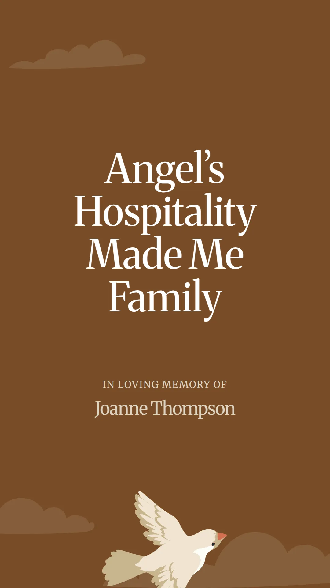 Angel’s Hospitality Made Me Family