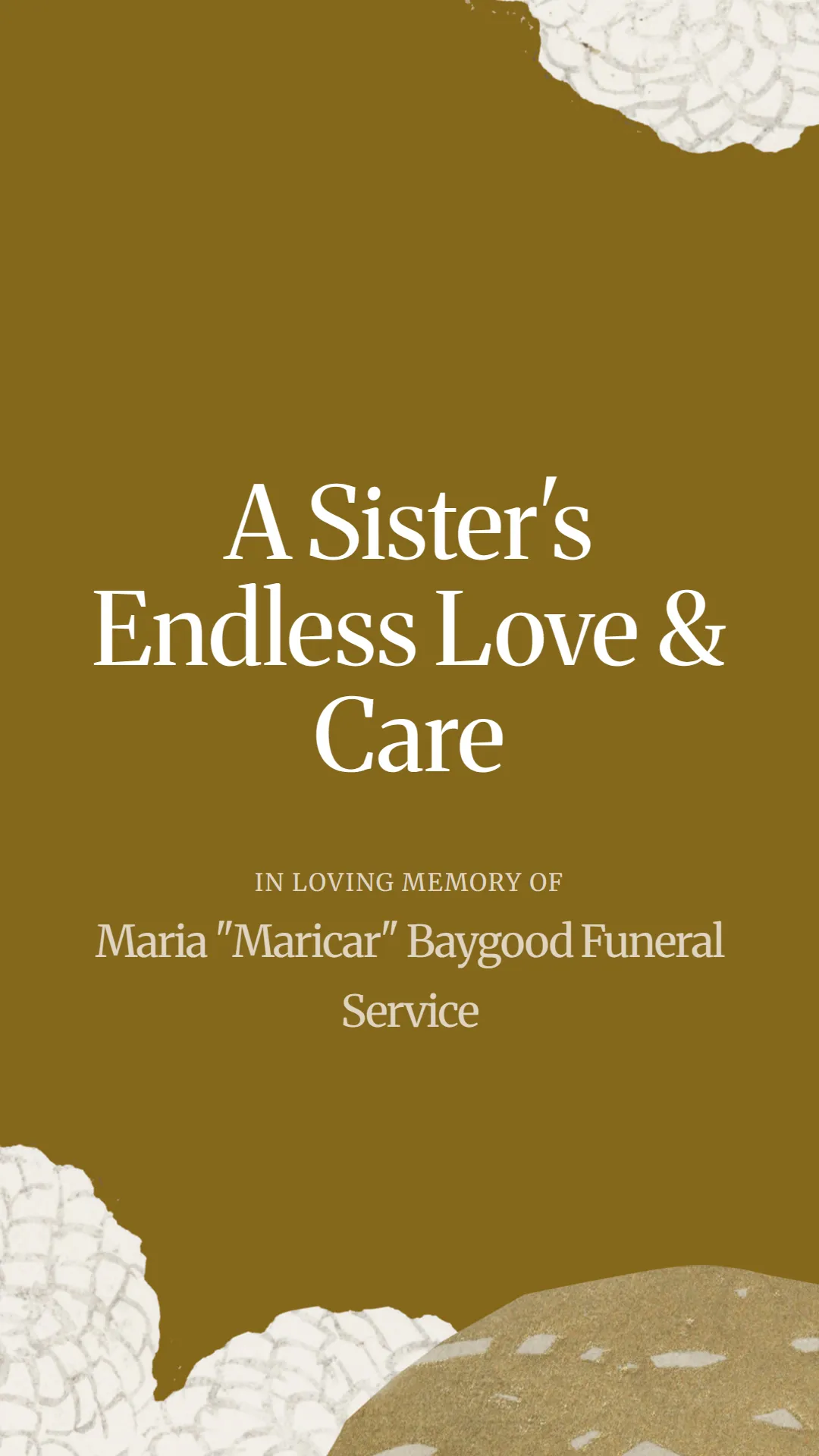 A Sister's Endless Love and Care