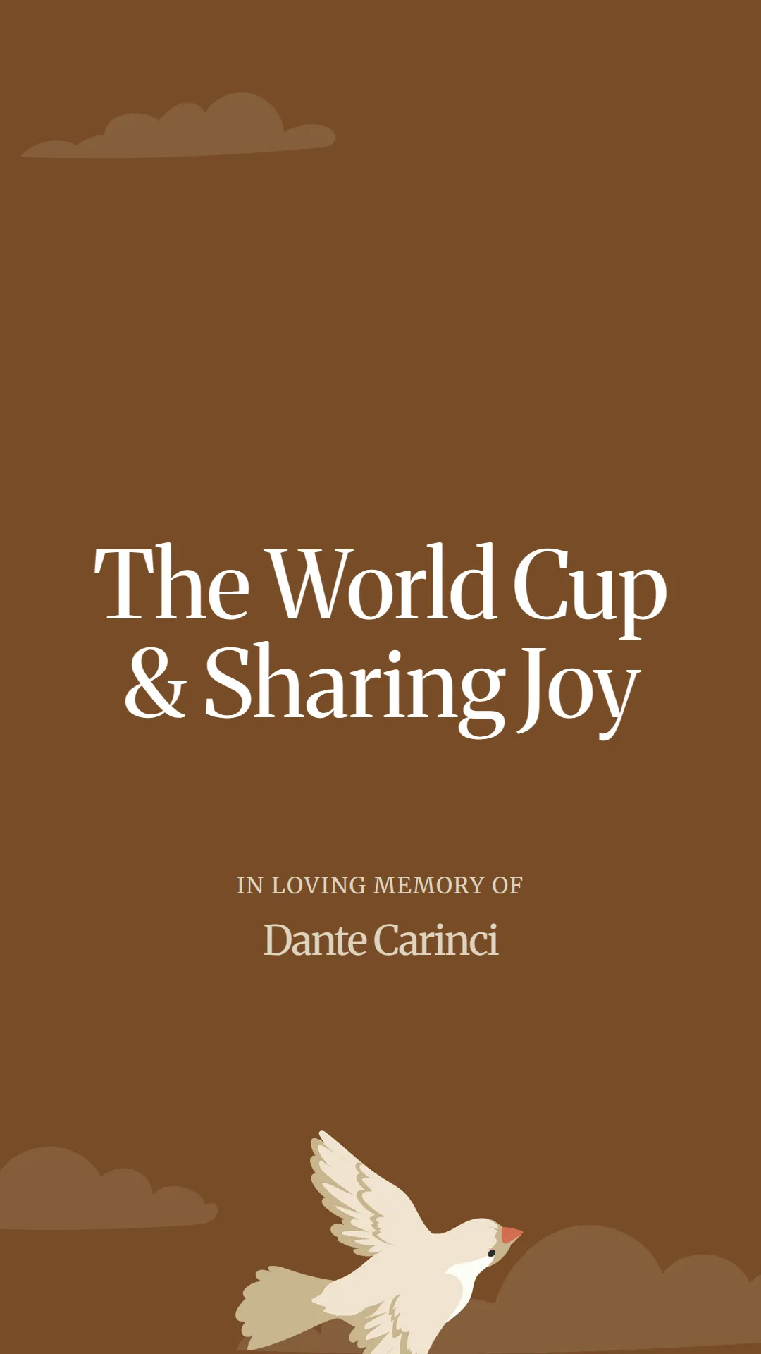 The World Cup and Sharing Joy