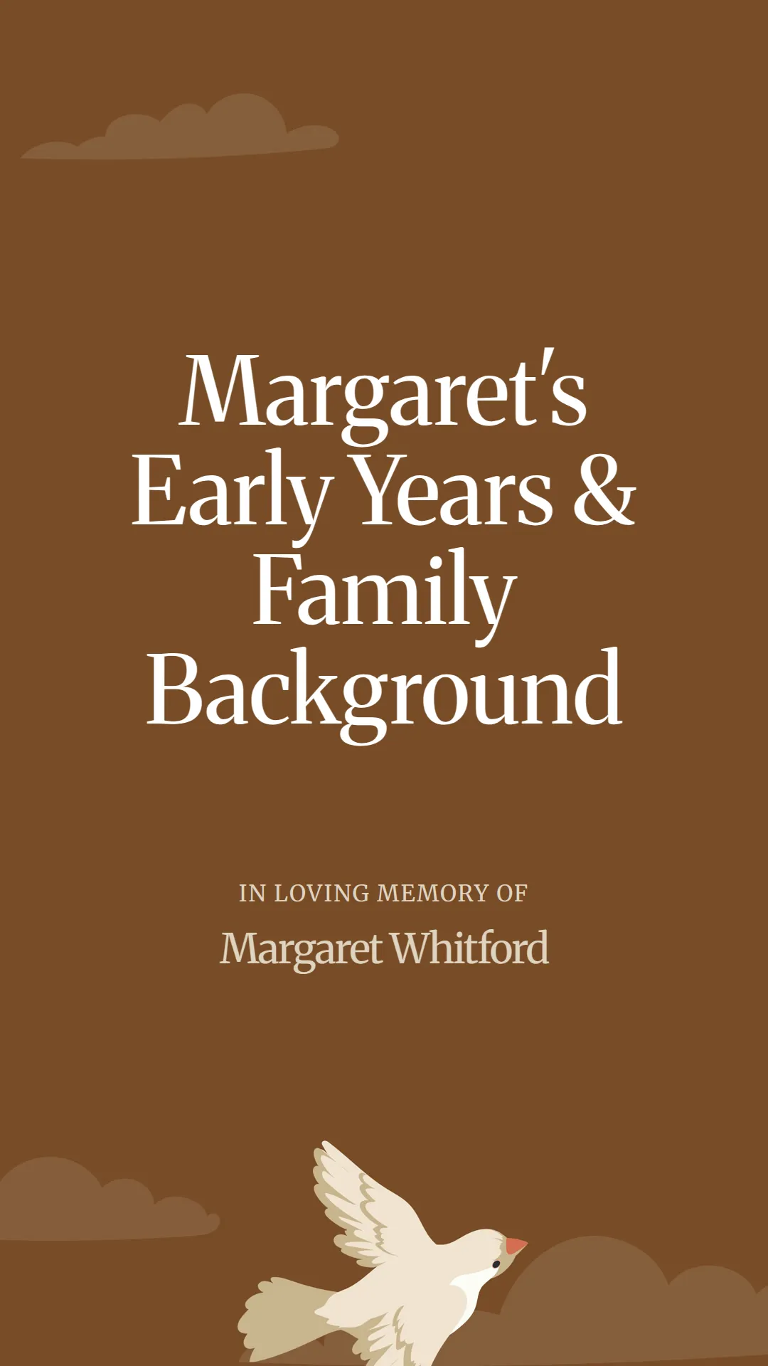 Margaret's Early Years and Family Background
