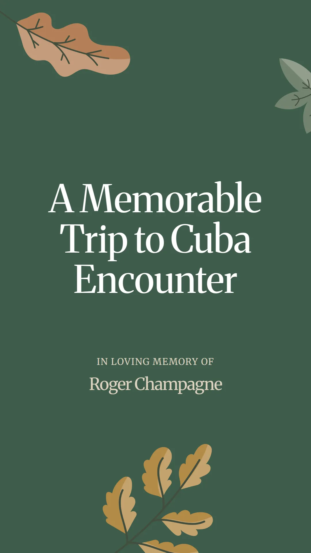 A Memorable Trip to Cuba Encounter