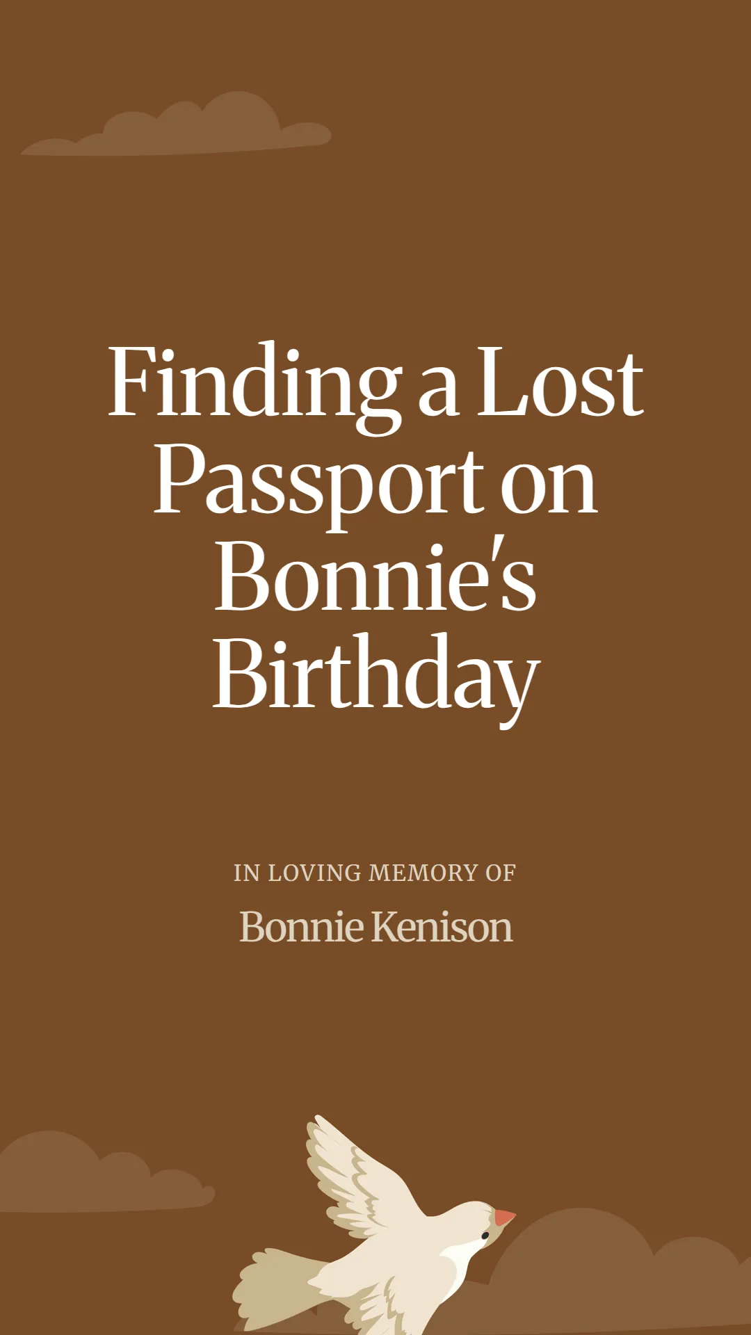 Finding a Lost Passport on Bonnie's Birthday