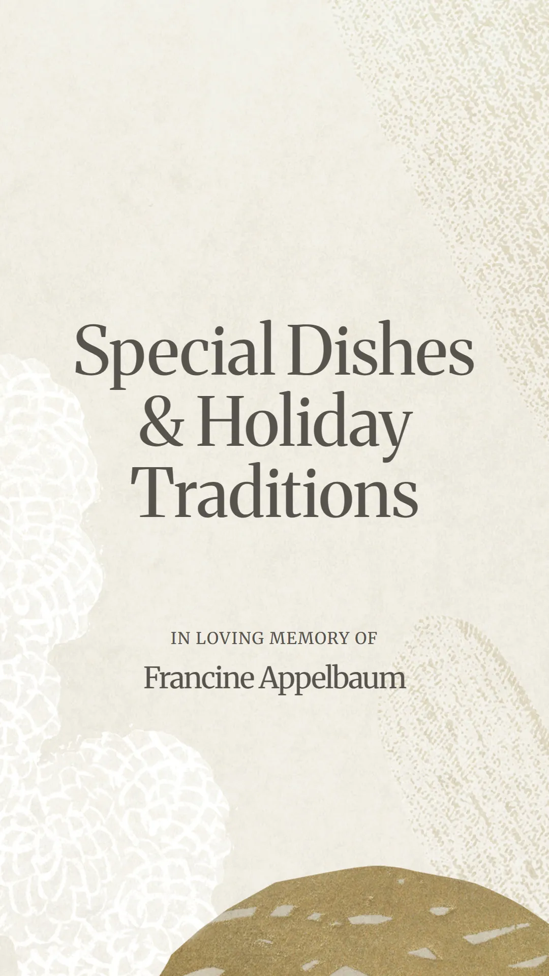 Special Dishes and Holiday Traditions