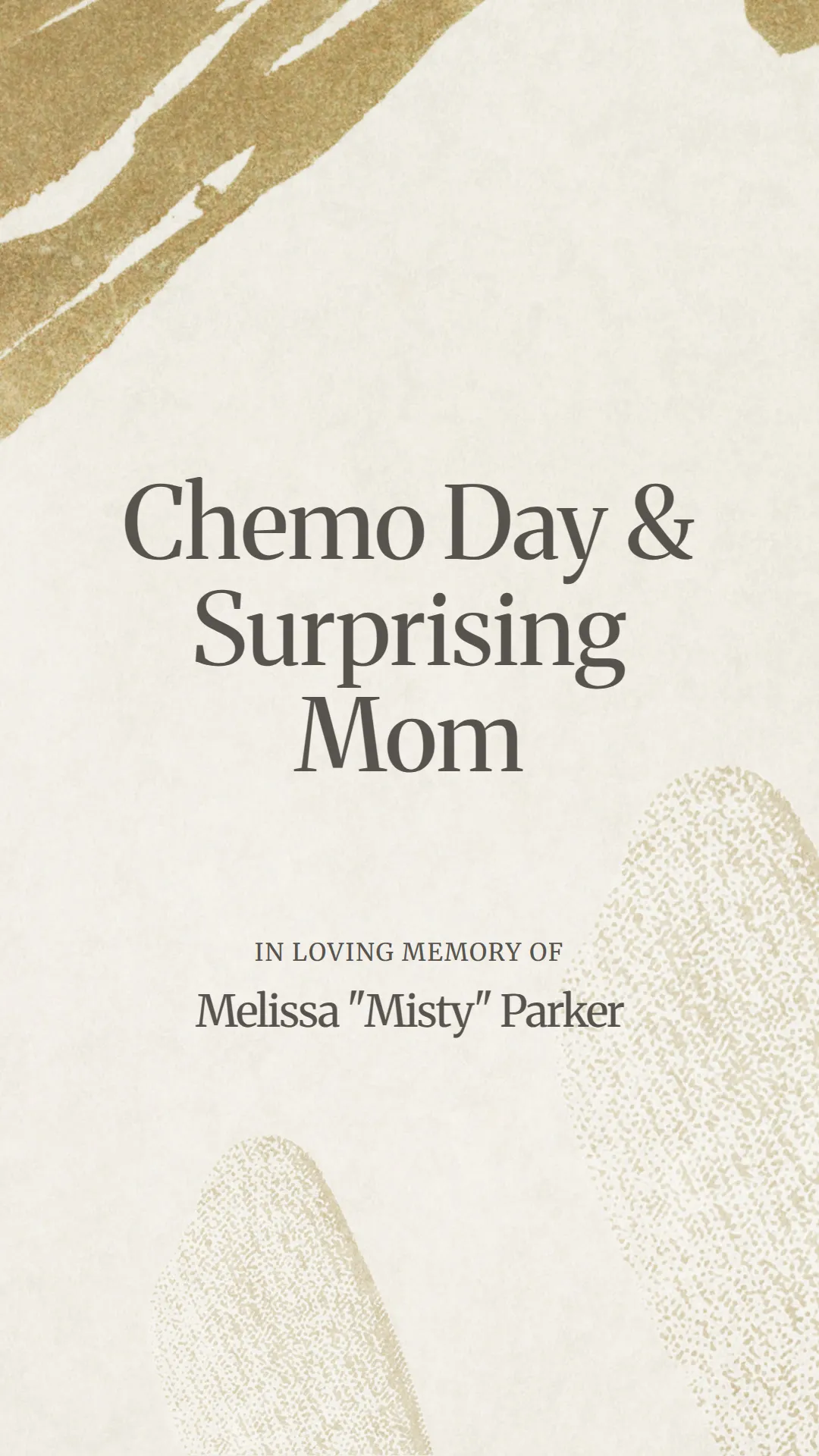 Chemo Day and Surprising Mom