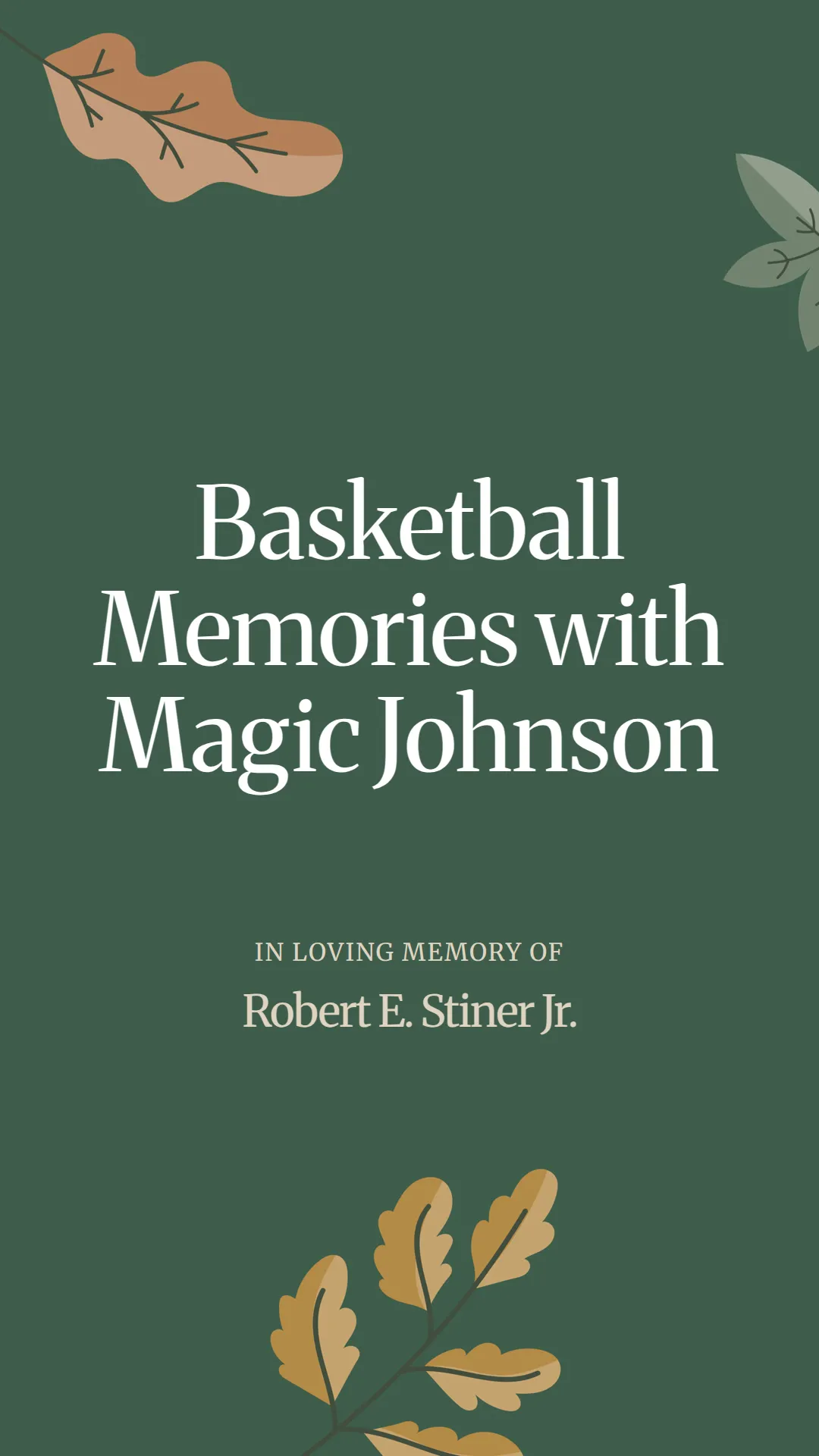Basketball Memories with Magic Johnson