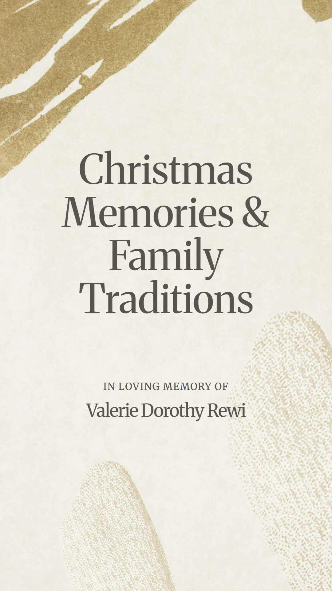 Christmas Memories and Family Traditions