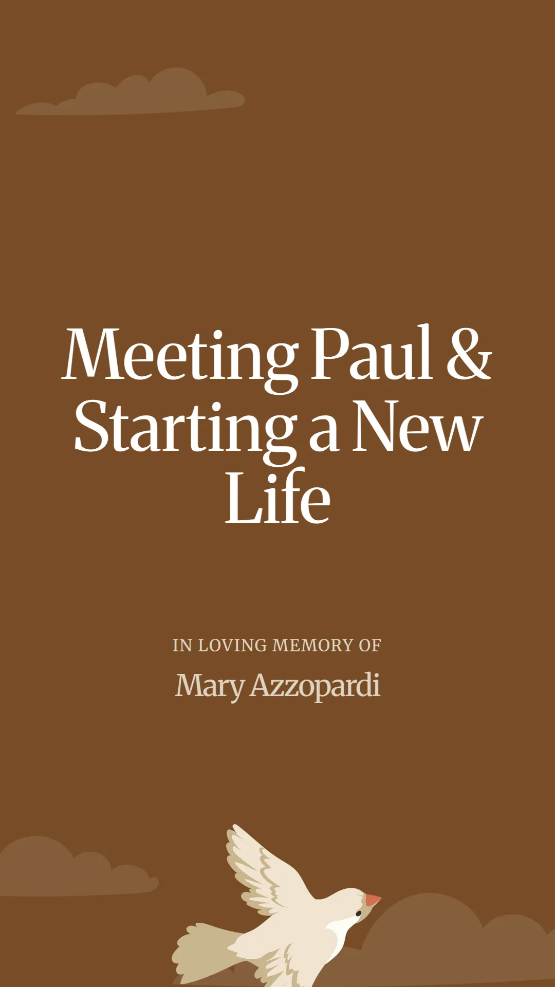Meeting Paul and Starting a New Life
