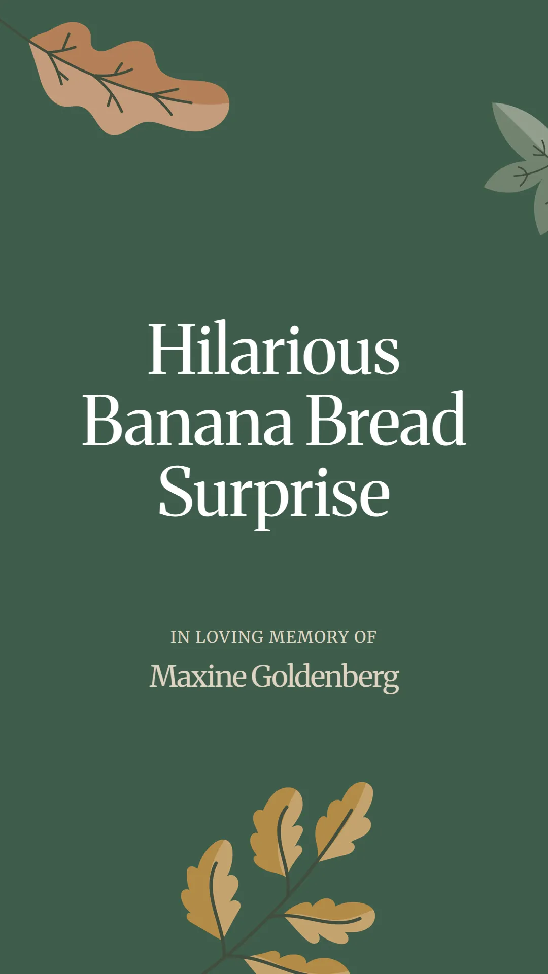 Hilarious Banana Bread Surprise
