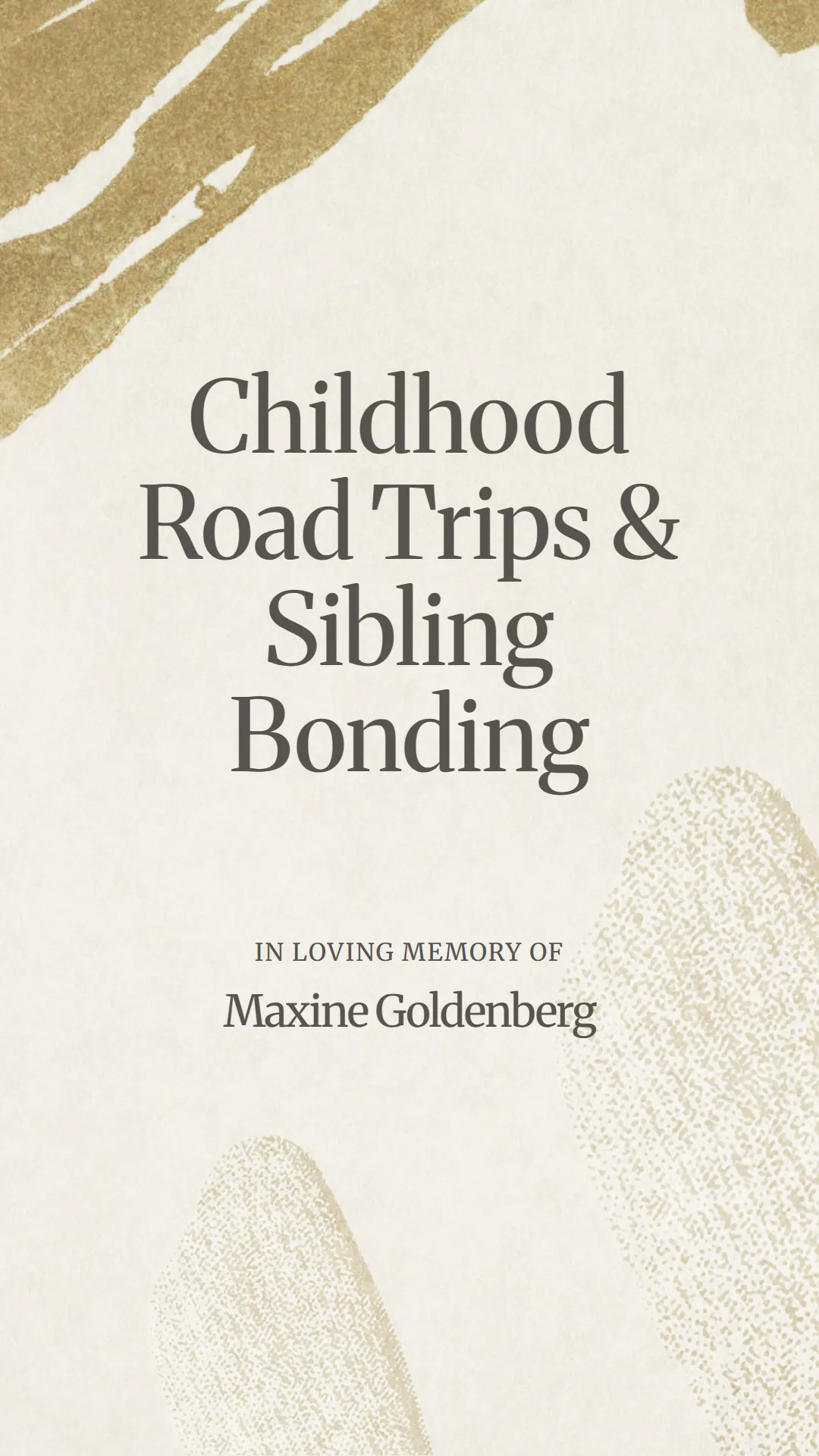 Childhood Road Trips and Sibling Bonding