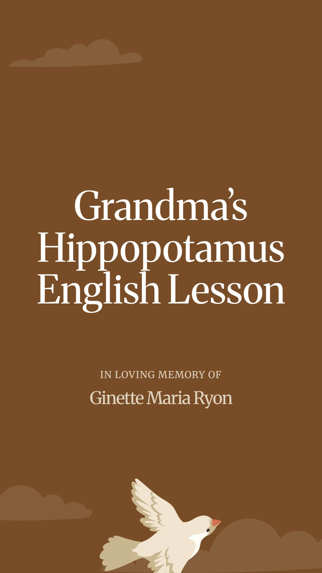 Grandma’s Hippopotamus English Lesson