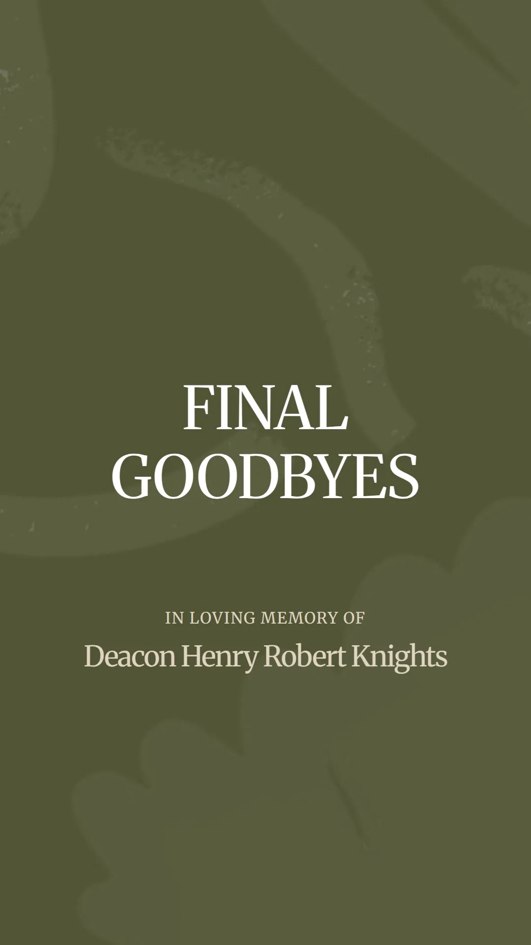 A Heartfelt Farewell to Deacon Henry Knights