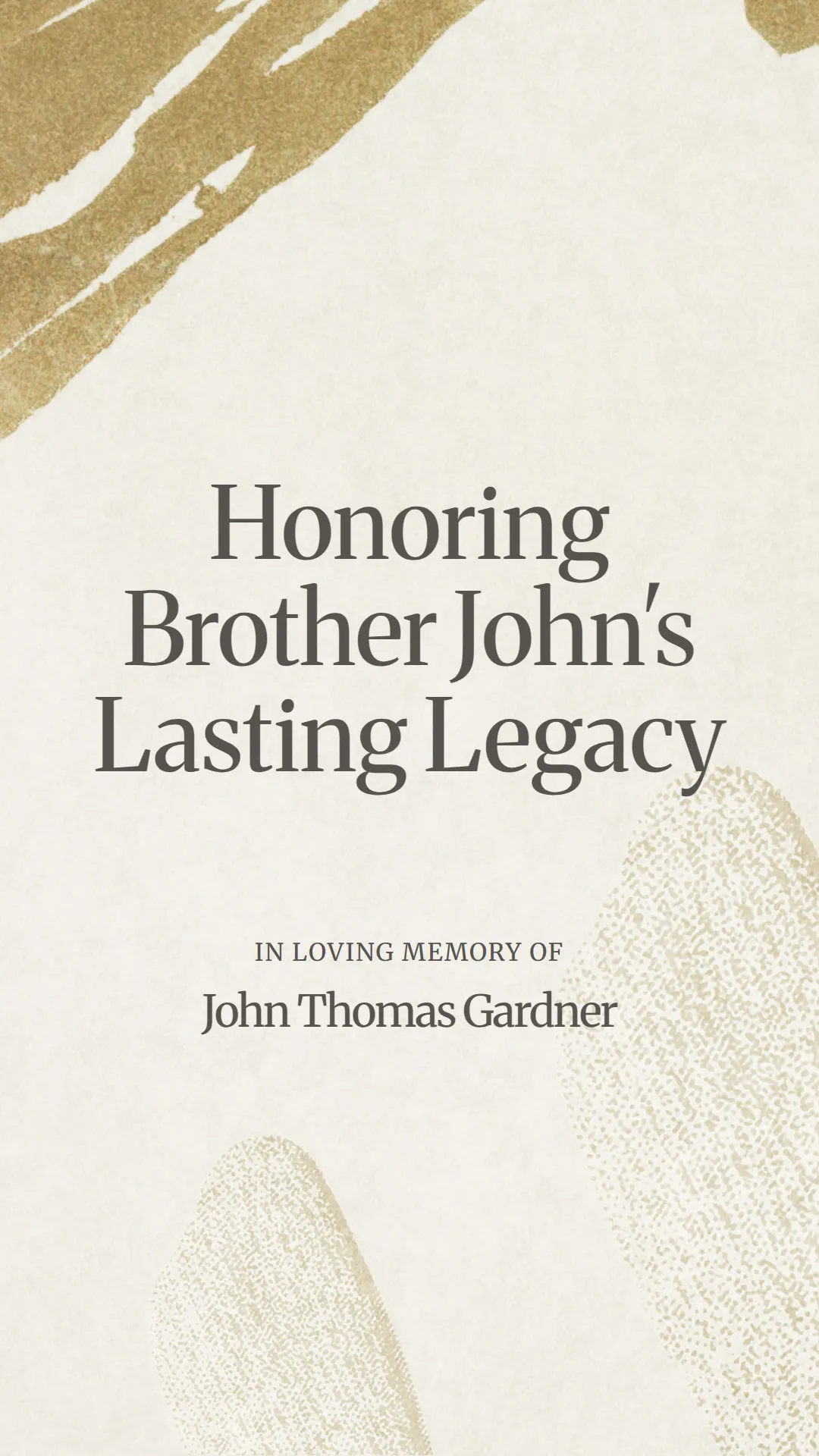 Honoring Brother John's Lasting Legacy