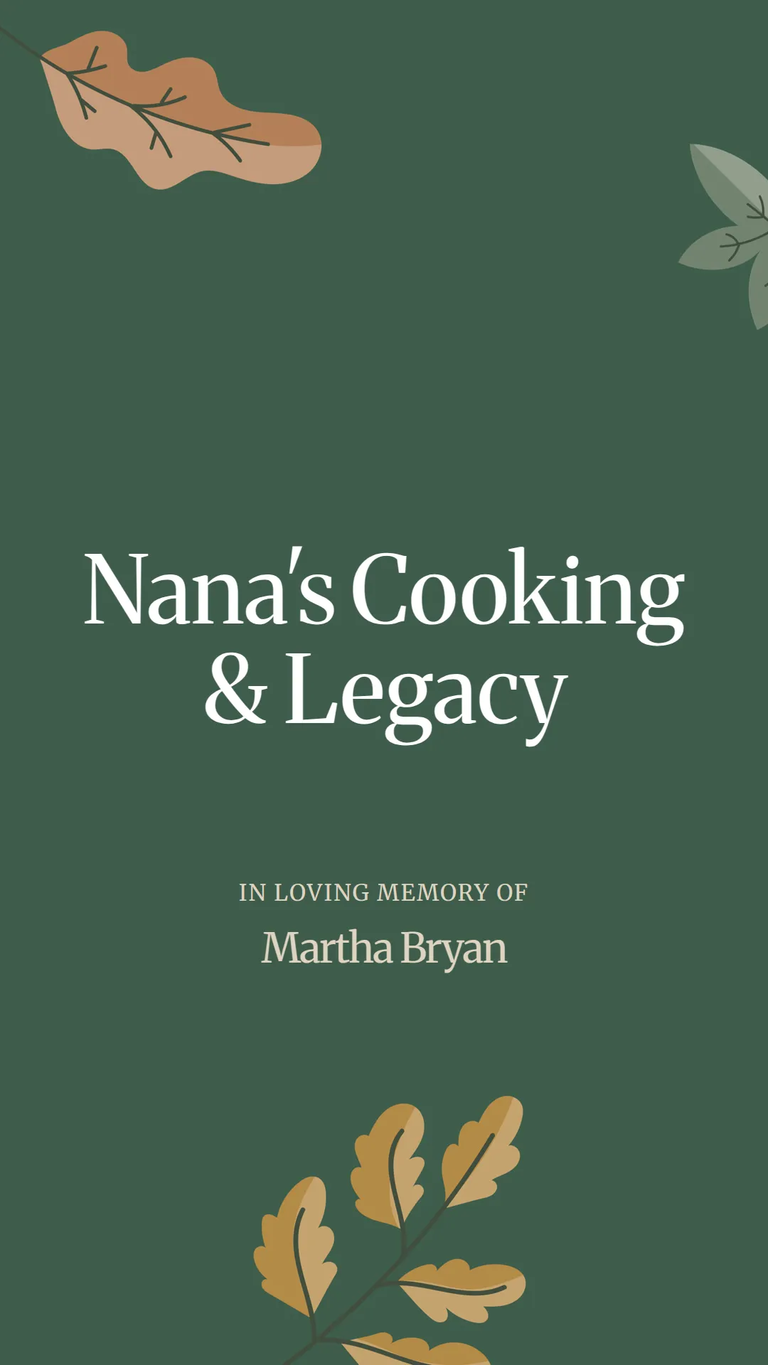 Nana's Cooking and Legacy