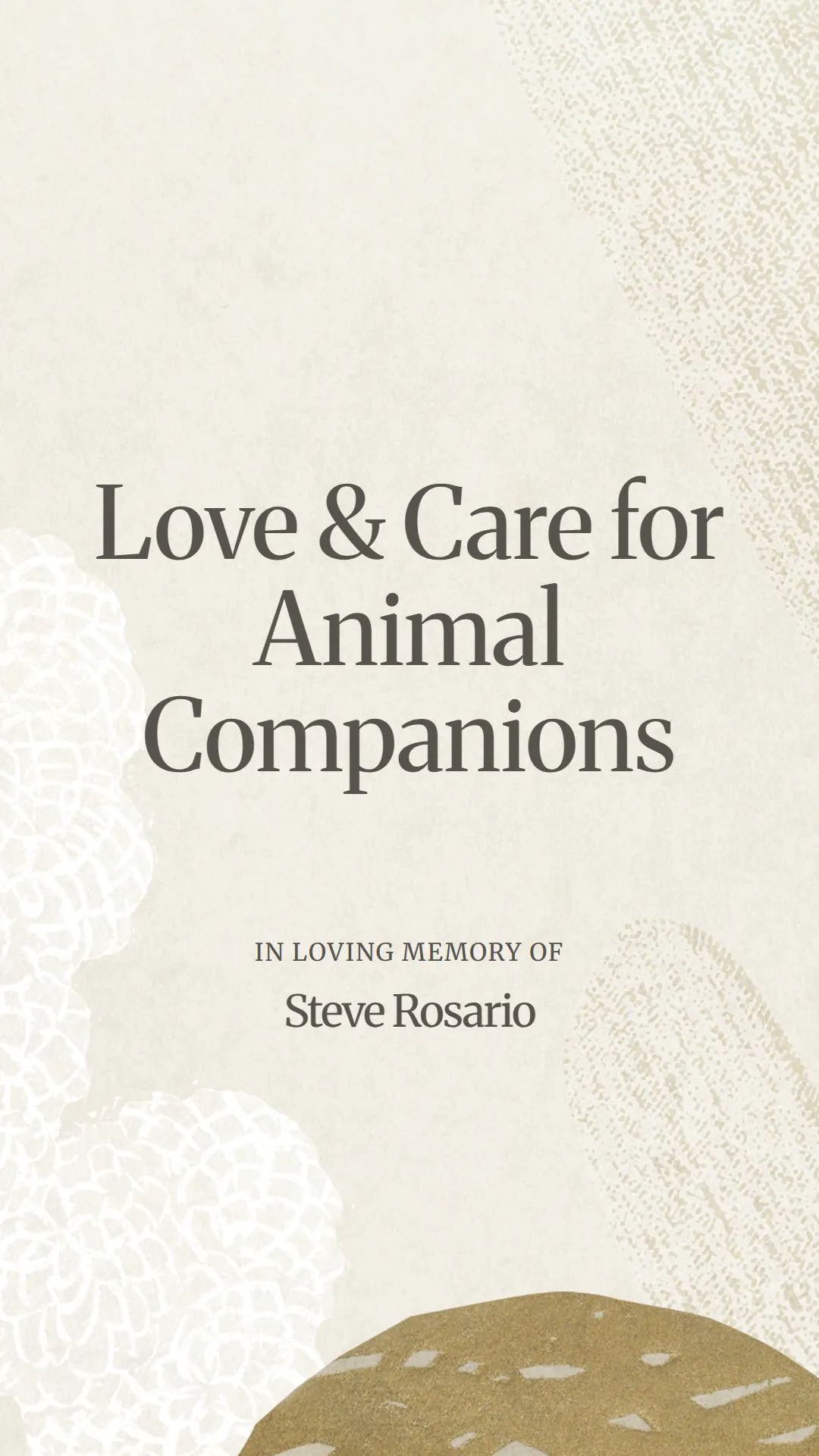 Love and Care for Animal Companions