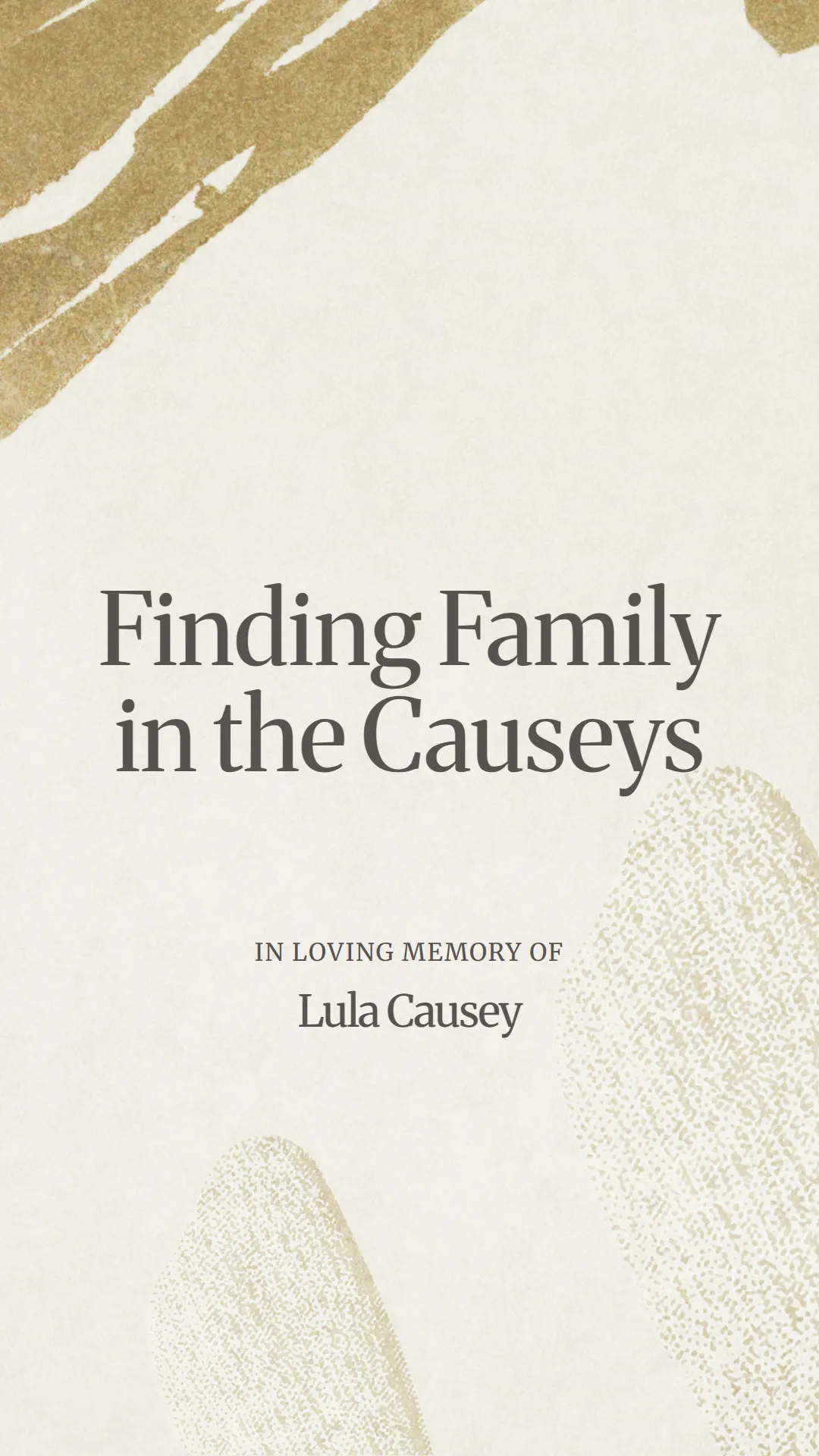 Finding Family in the Causeys