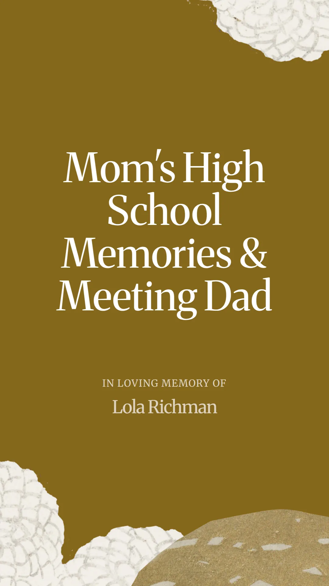 Mom's High School Memories and Meeting Dad