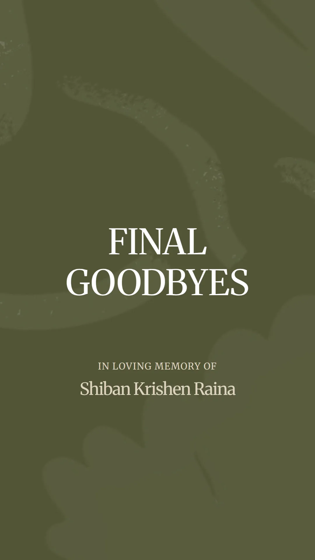A Heartfelt Farewell to Shiban Krishen Raina