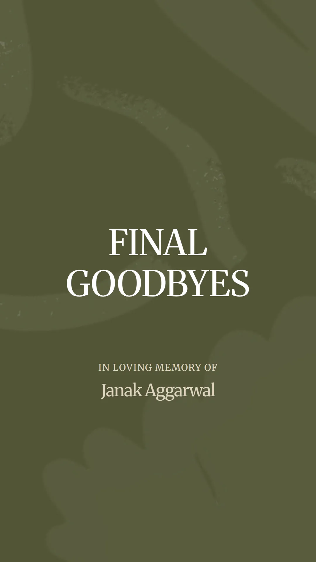A Heartfelt Farewell to Janak Aggarwal