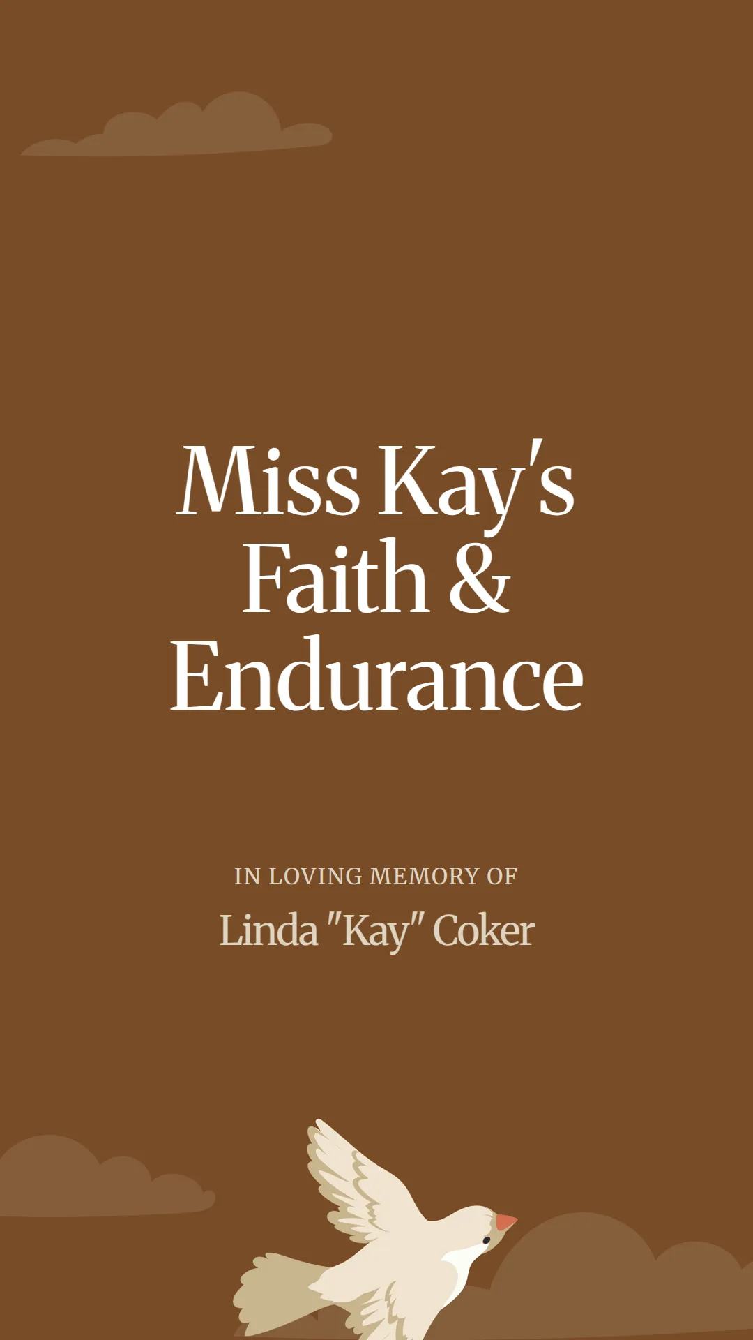 Miss Kay's Faith and Endurance