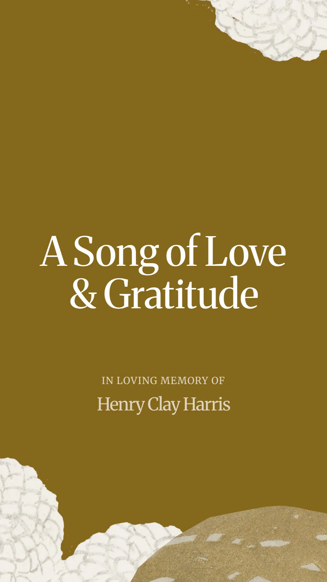 A Song of Love and Gratitude