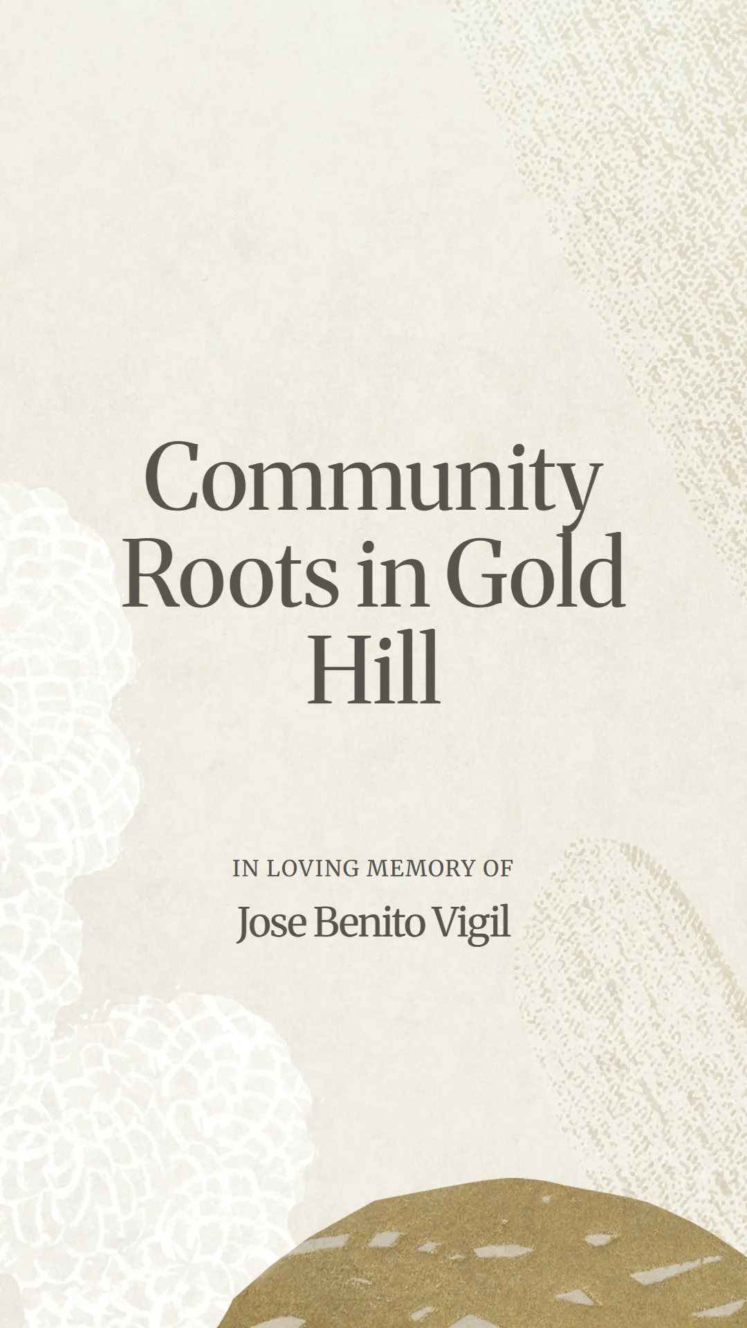 Community Roots in Gold Hill
