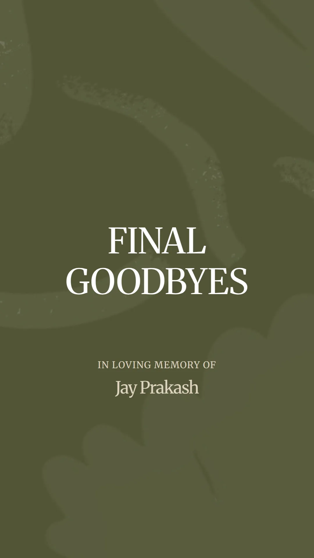 A Heartfelt Farewell to Jay Prakash
