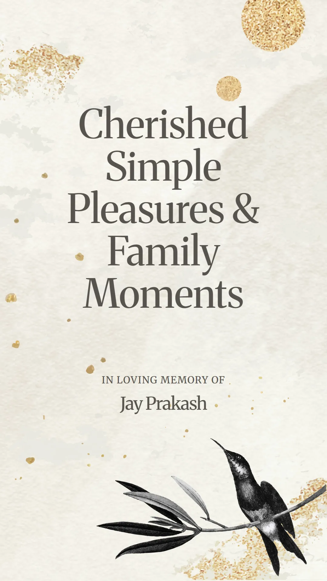 Cherished Simple Pleasures and Family Moments