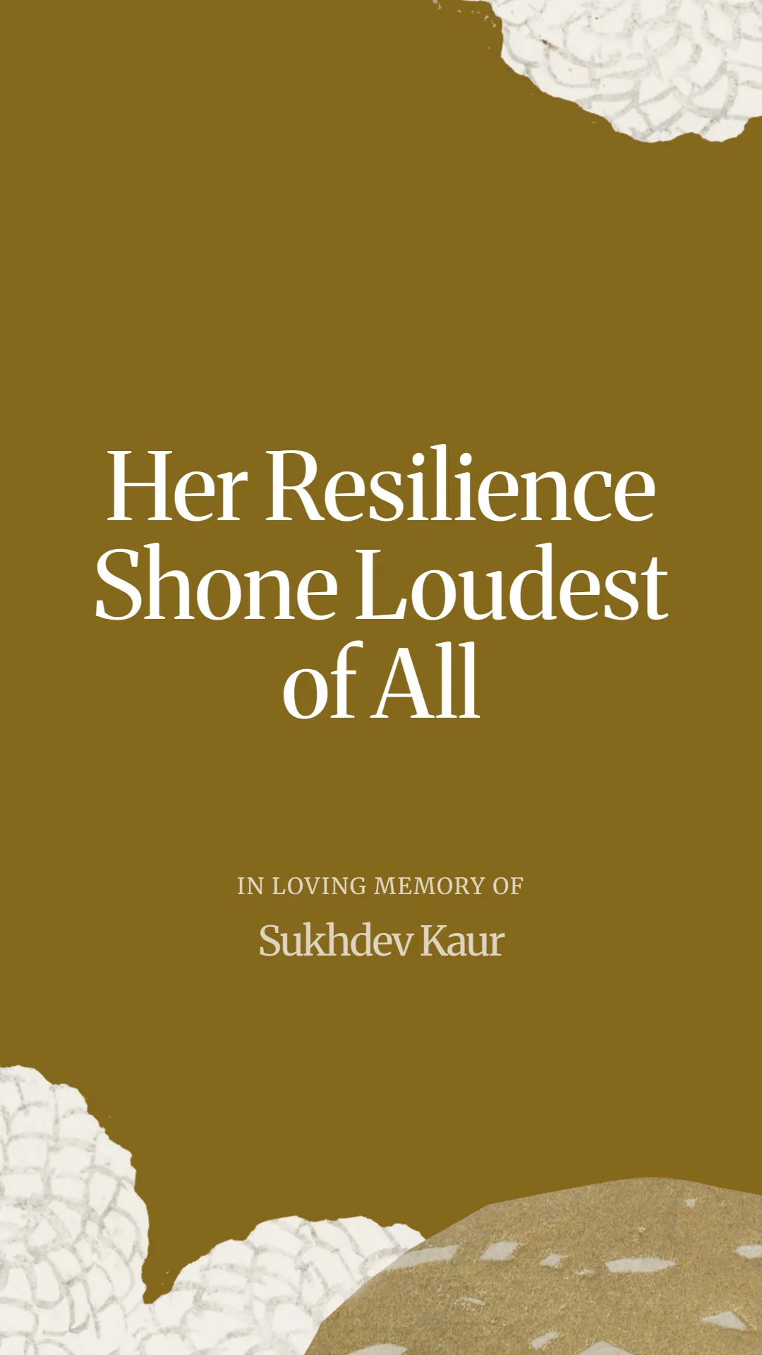 Her Resilience Shone Loudest of All
