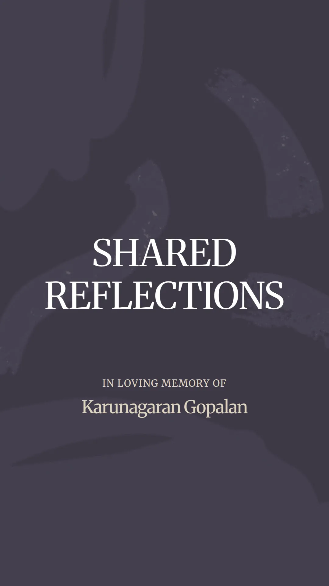 The Generous Spirit of Karunagaran Gopalan