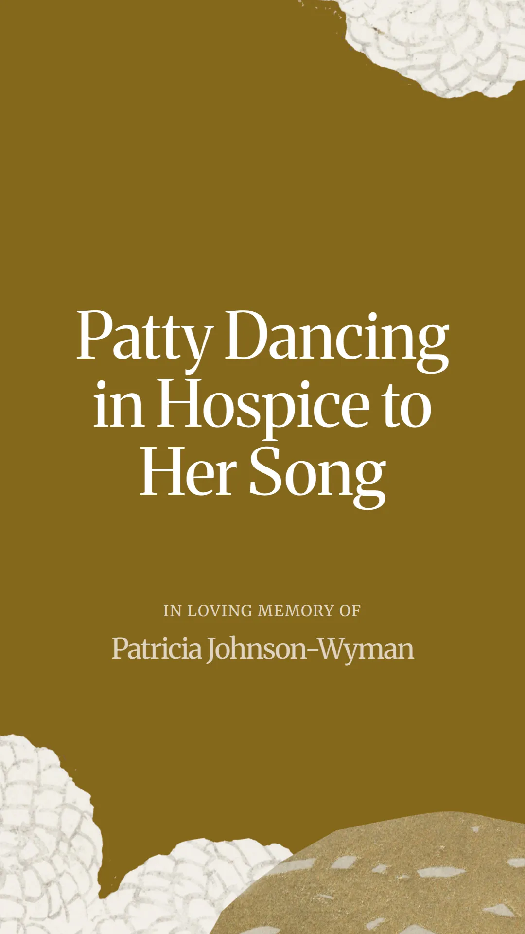 Patty Dancing in Hospice to Her Song