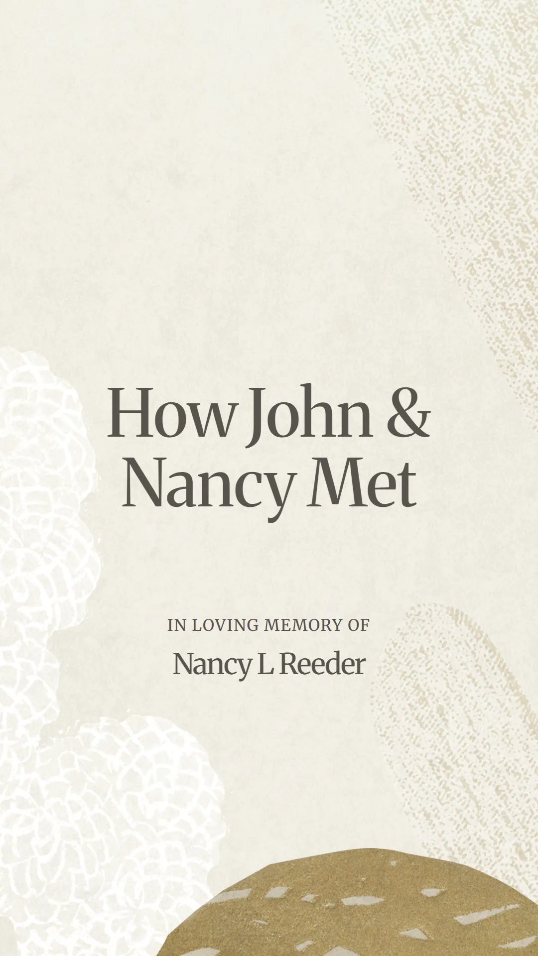 How John and Nancy Met