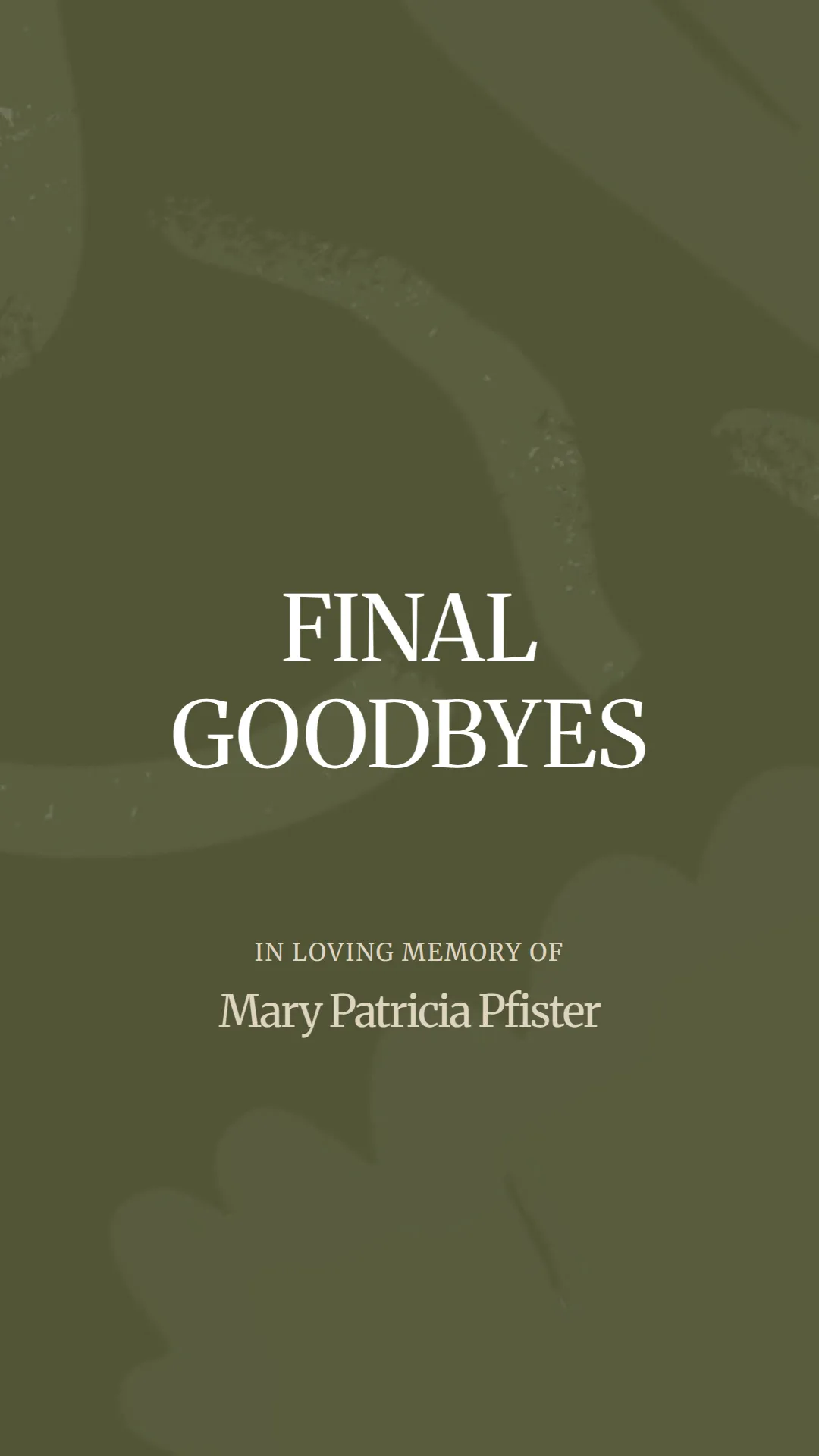 A Heartfelt Farewell to Patty