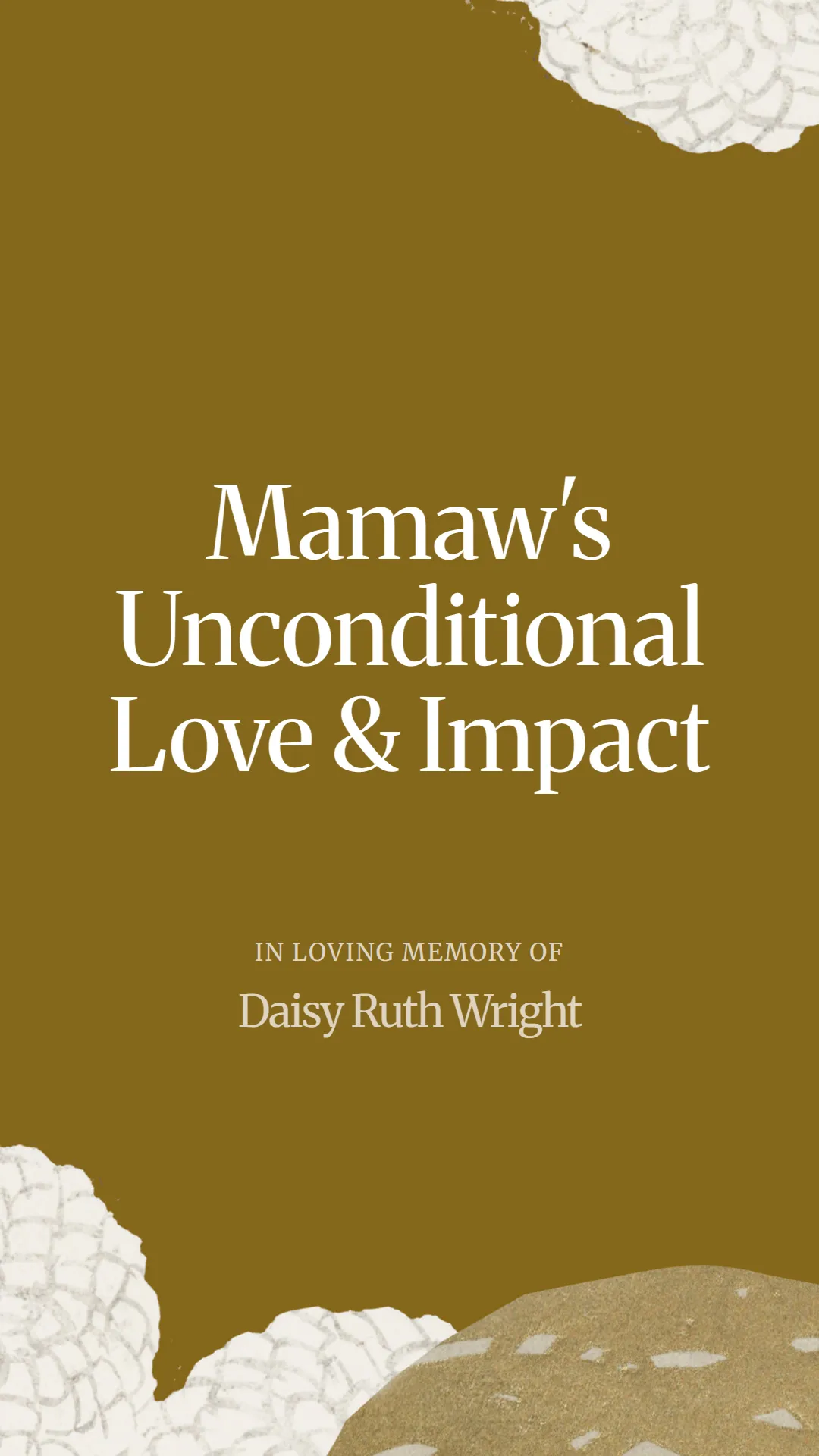 Mamaw's Unconditional Love and Impact