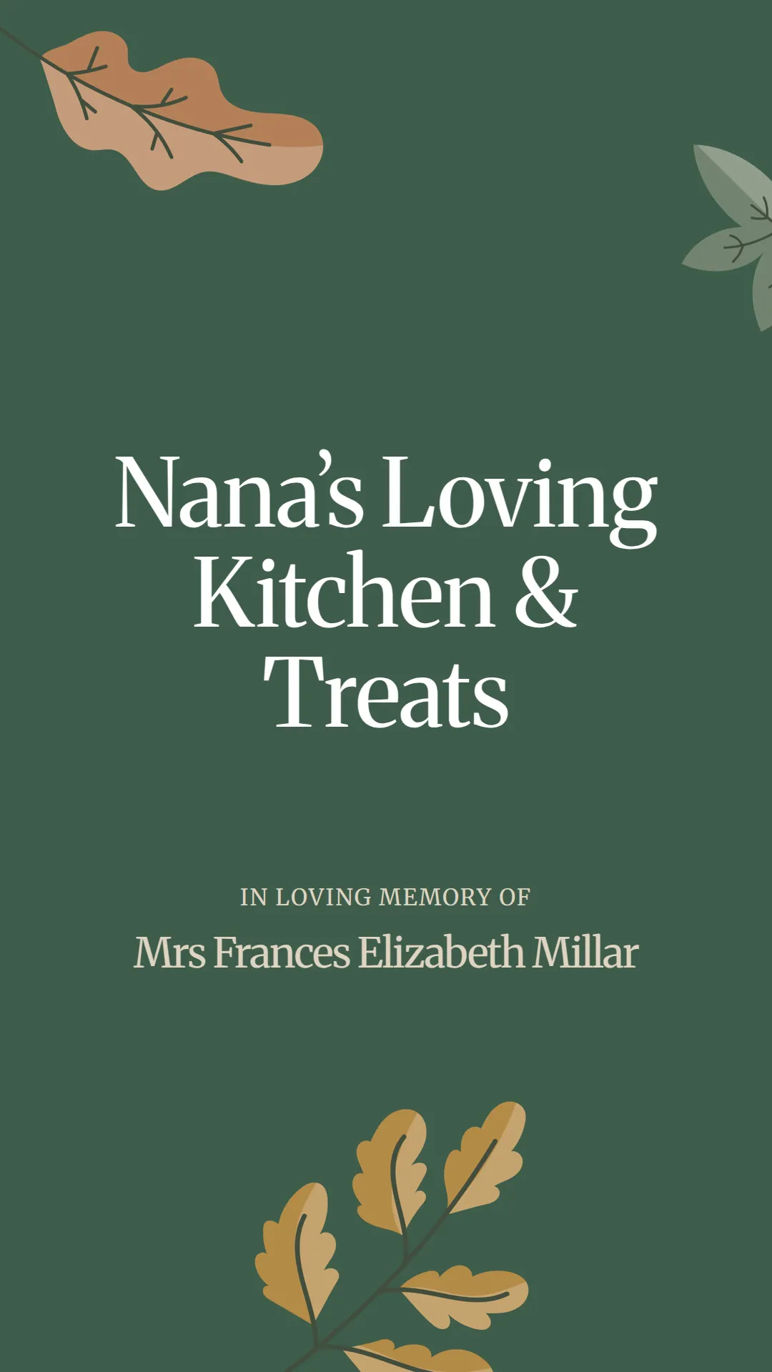 Nana’s Loving Kitchen and Treats
