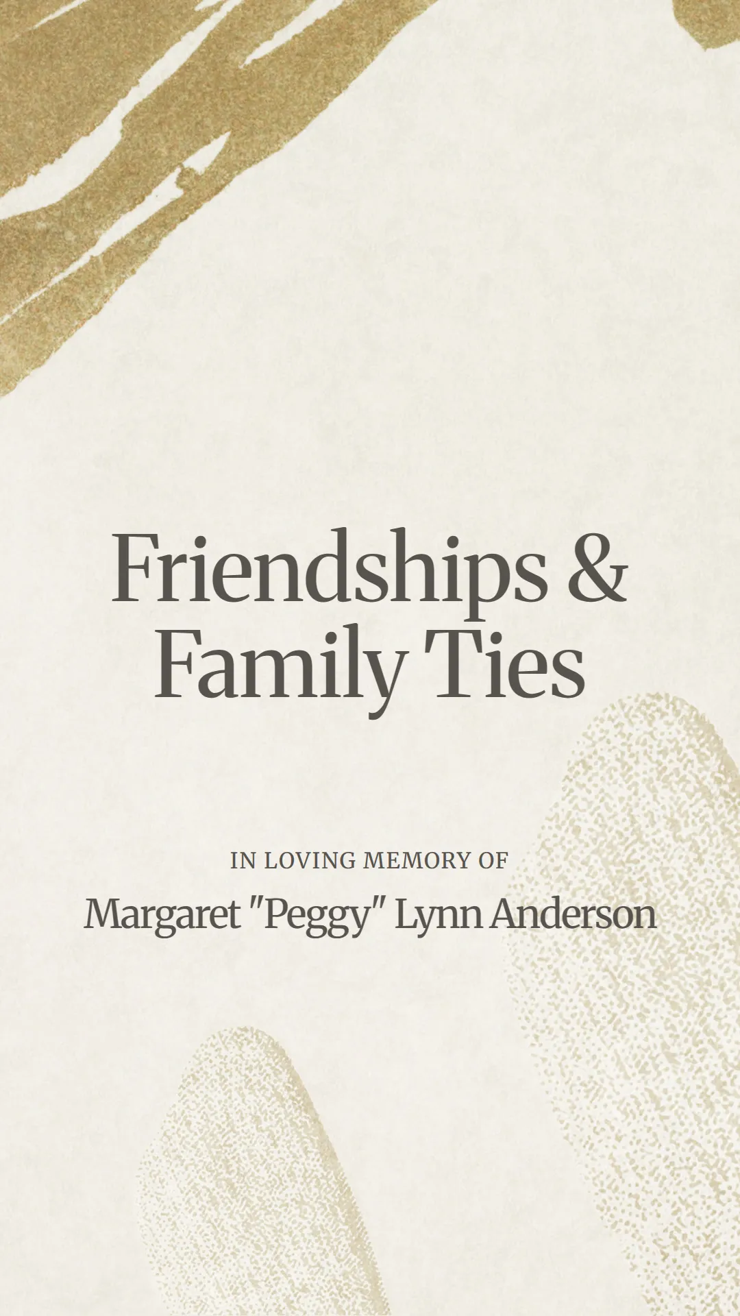 Friendships and Family Ties