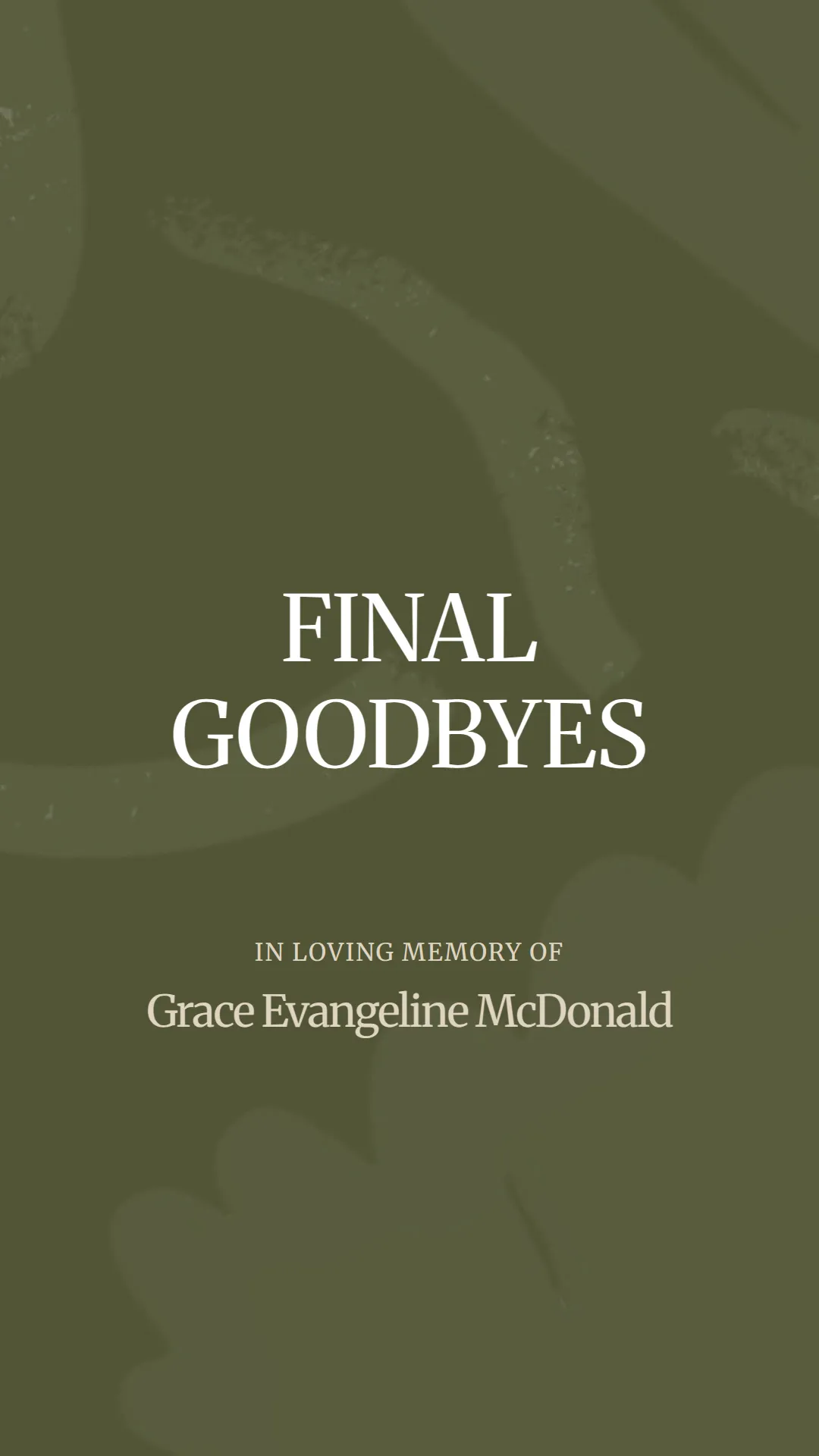 A Heartfelt Farewell to Grace McDonald
