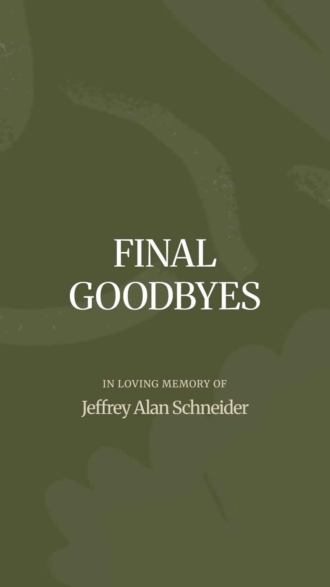A Heartfelt Farewell to Jeffrey Schneider