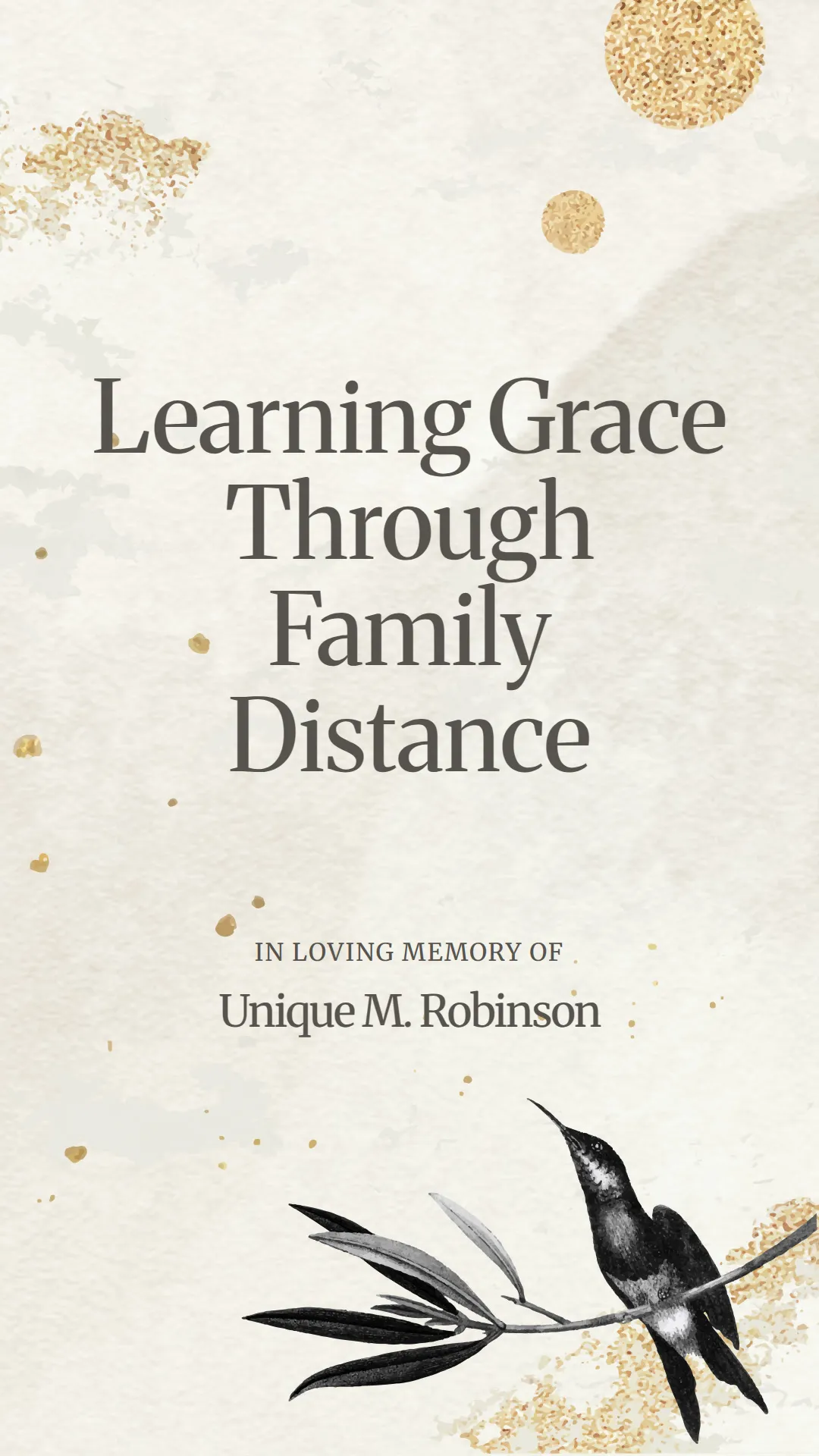 Learning Grace Through Family Distance