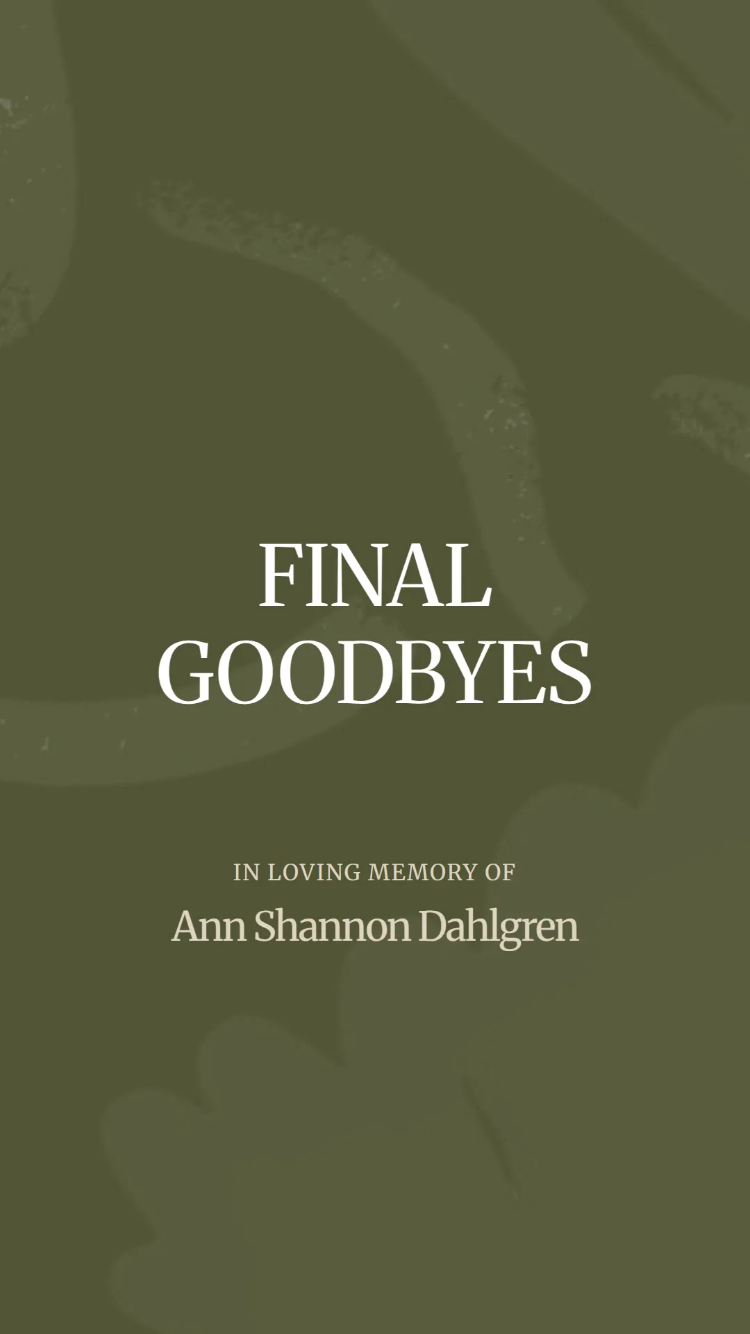 A Heartfelt Farewell to Ann Shannon Dahlgren