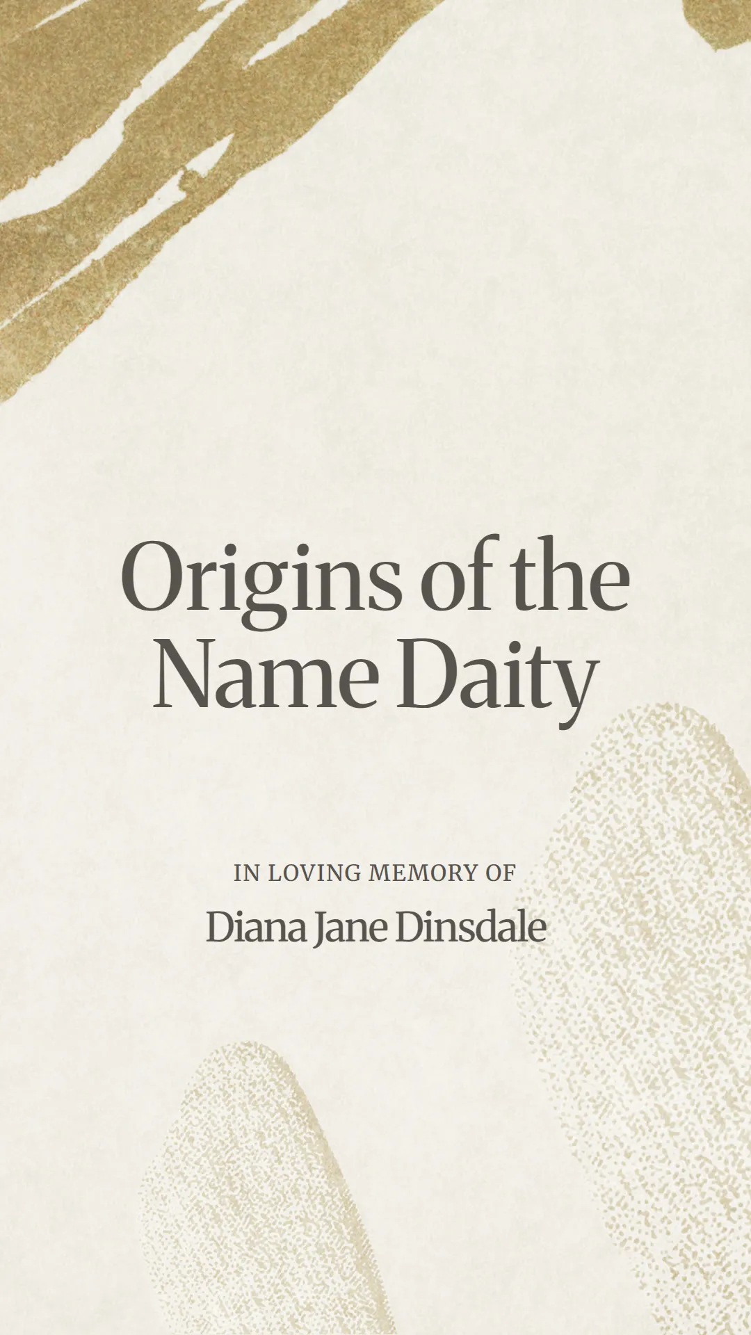 Origins of the Name Daity