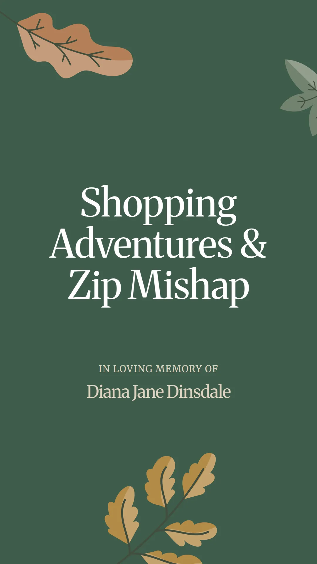Shopping Adventures and Zip Mishap